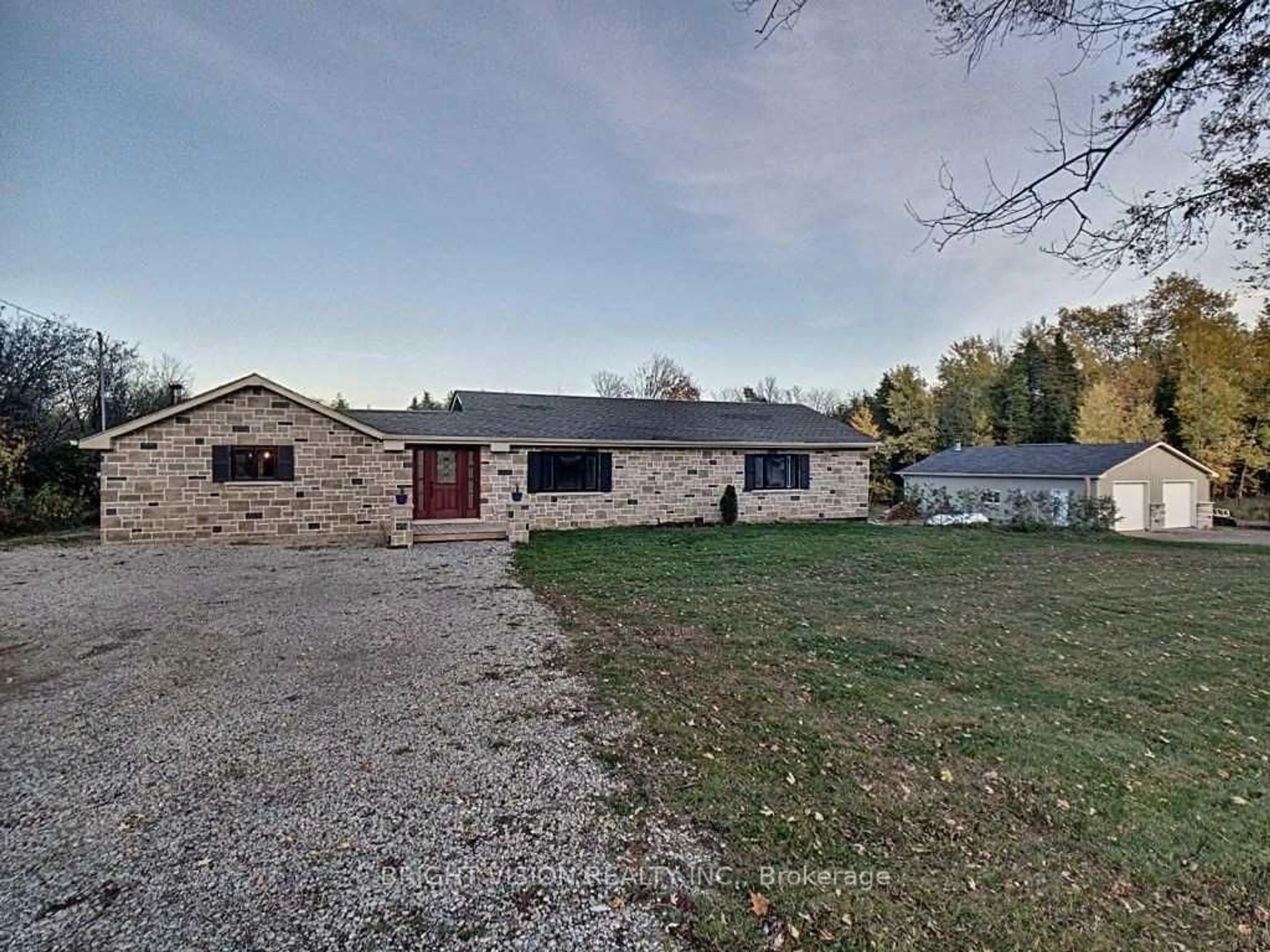 A pic from outside/outdoor area/front of a property/back of a property/a pic from drone, unknown for 14351 Regional Rd 57, Scugog Ontario L0B 1B0