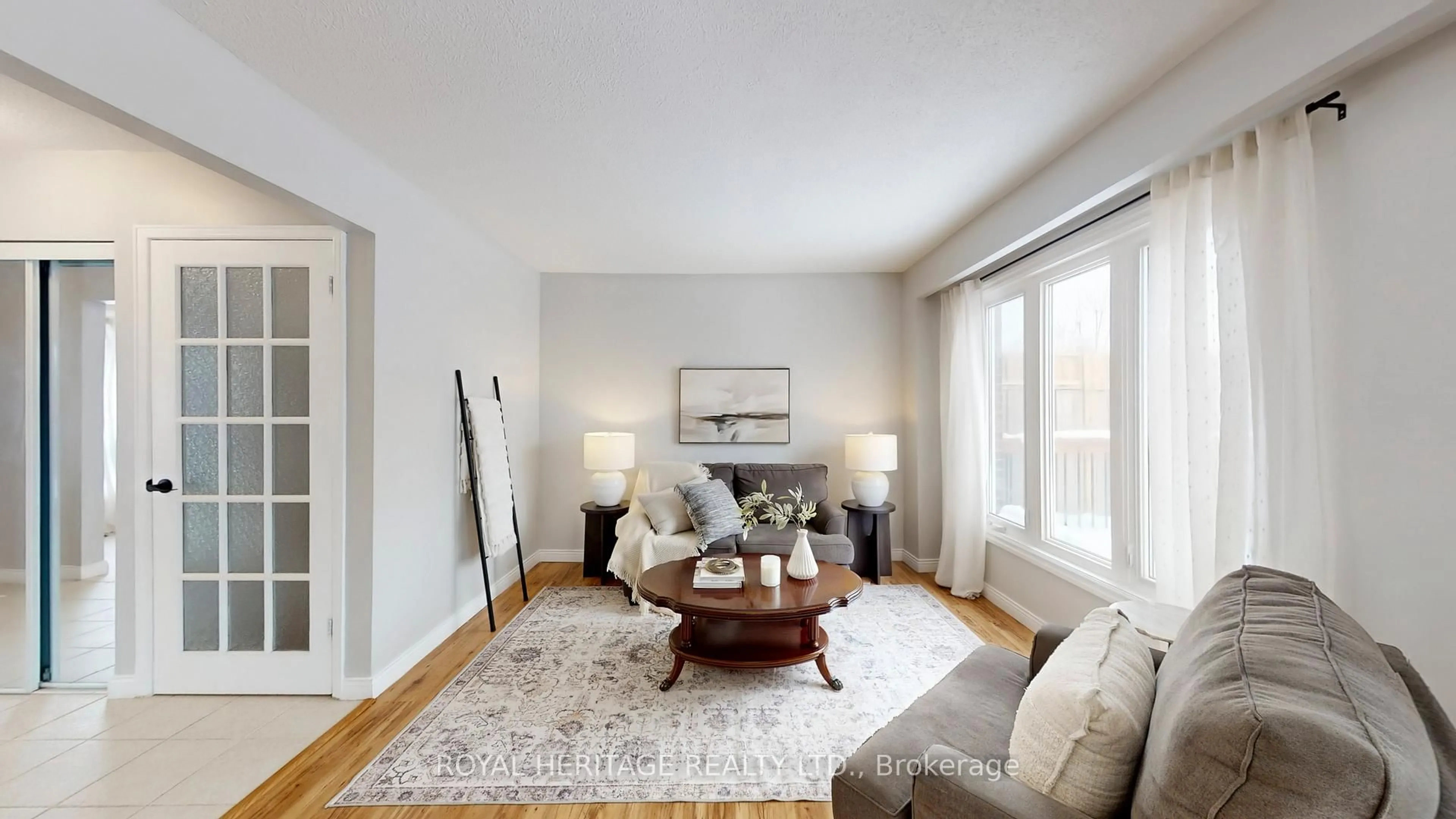 Living room with furniture, unknown for 8 Burden Cres, Ajax Ontario L1T 3T8