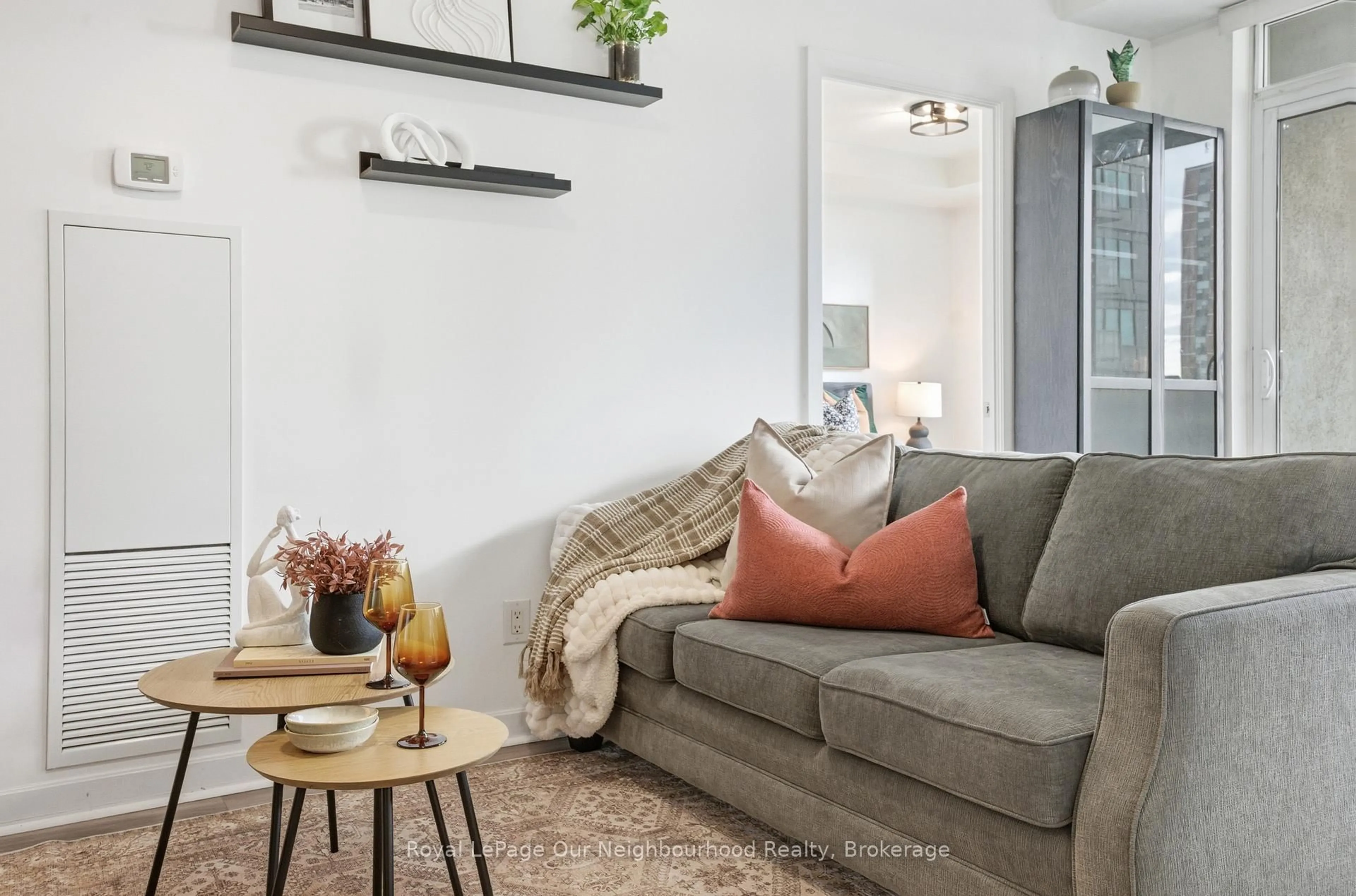 Living room with furniture, unknown for 1235 BAYLY St #301, Pickering Ontario L1W 1L7