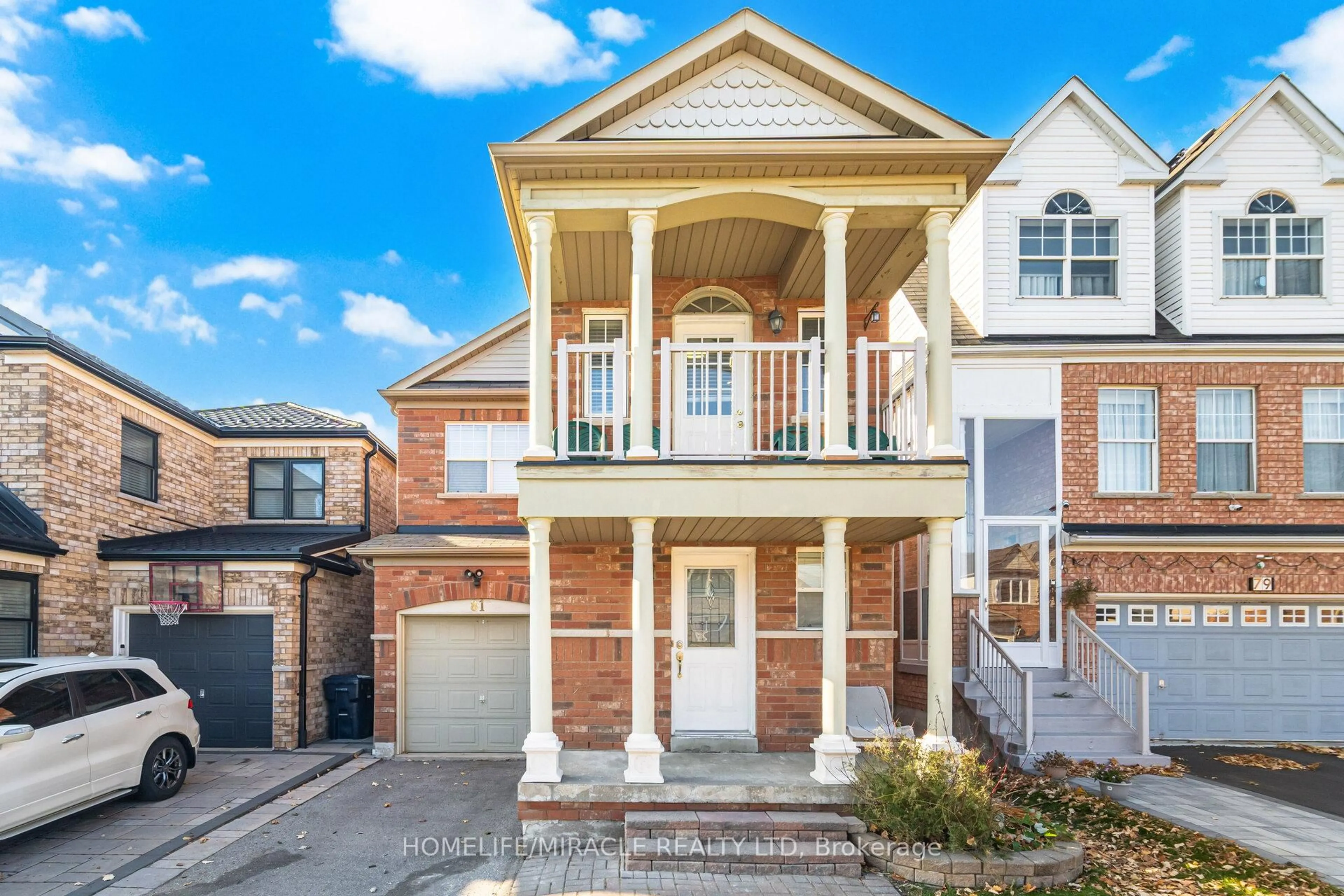 Home with brick exterior material, street for 81 Vessel Cres, Toronto Ontario M1C 5K6