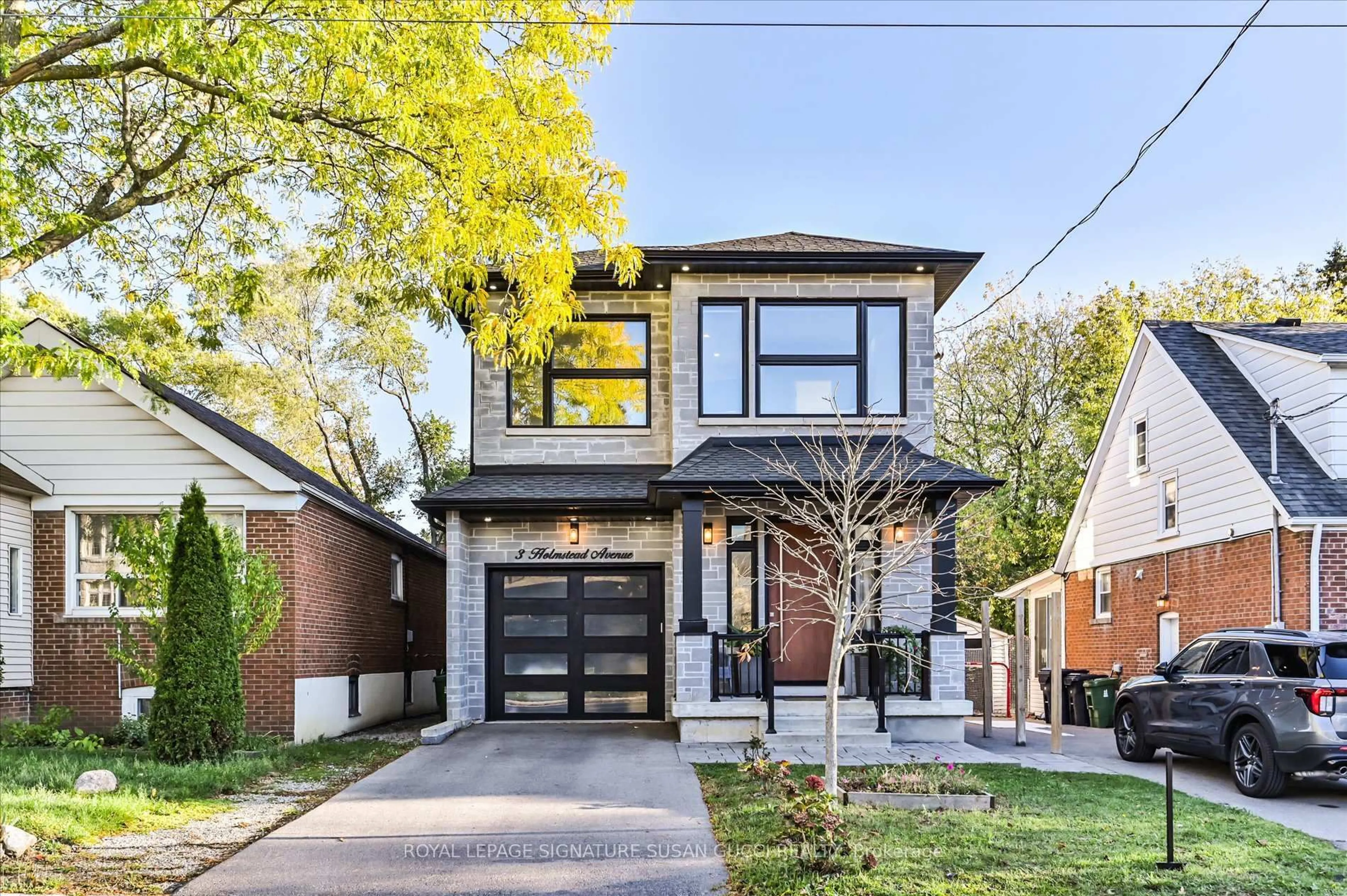 Home with brick exterior material, street for 3 Holmstead Ave, Toronto Ontario M4B 1S9