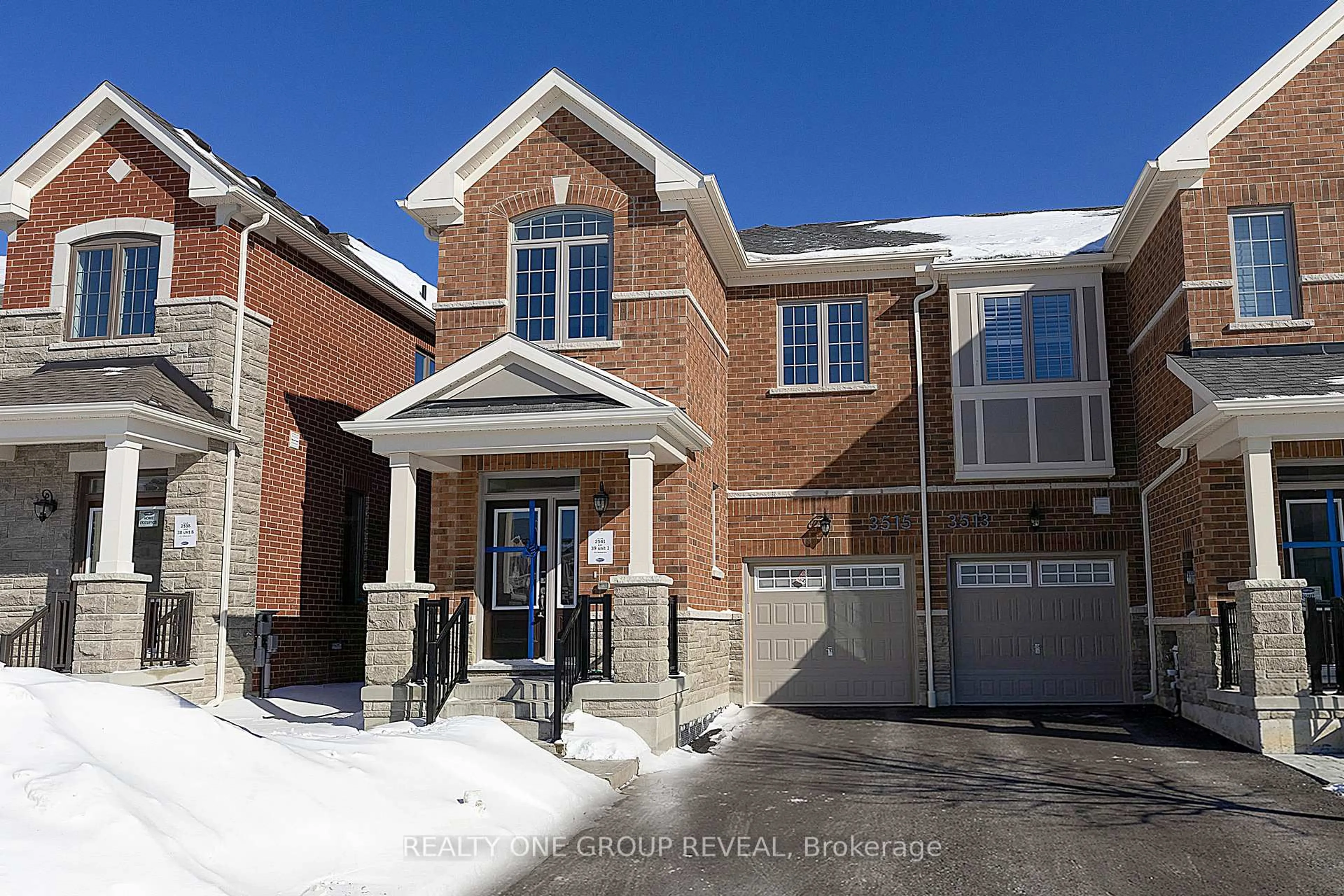 Home with brick exterior material, street for 3515 BRICKYARD Dr, Pickering Ontario L1X 0J2