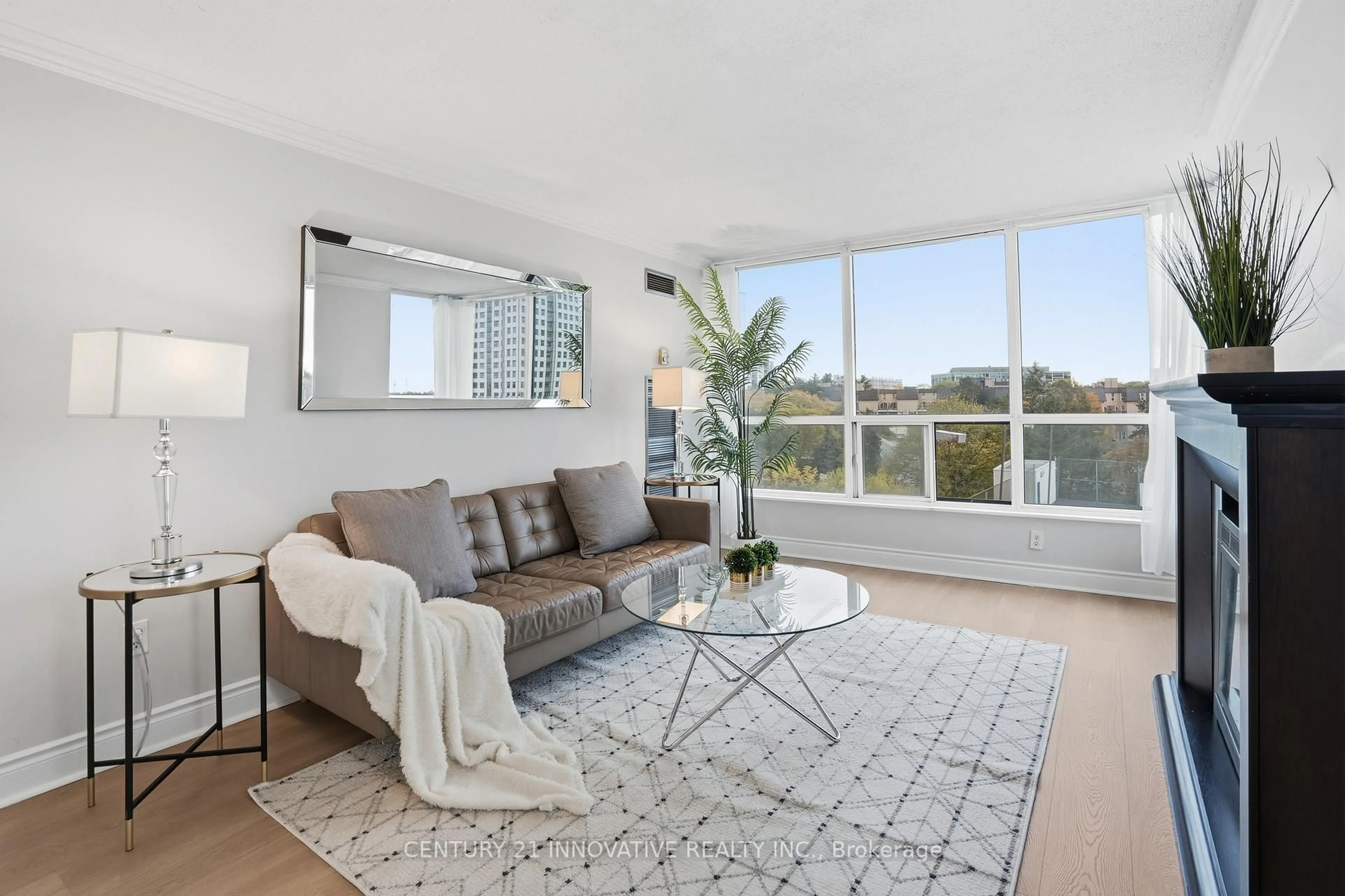 Living room with furniture, unknown for 3050 Ellesmere Rd #619, Toronto Ontario M1E 5E6