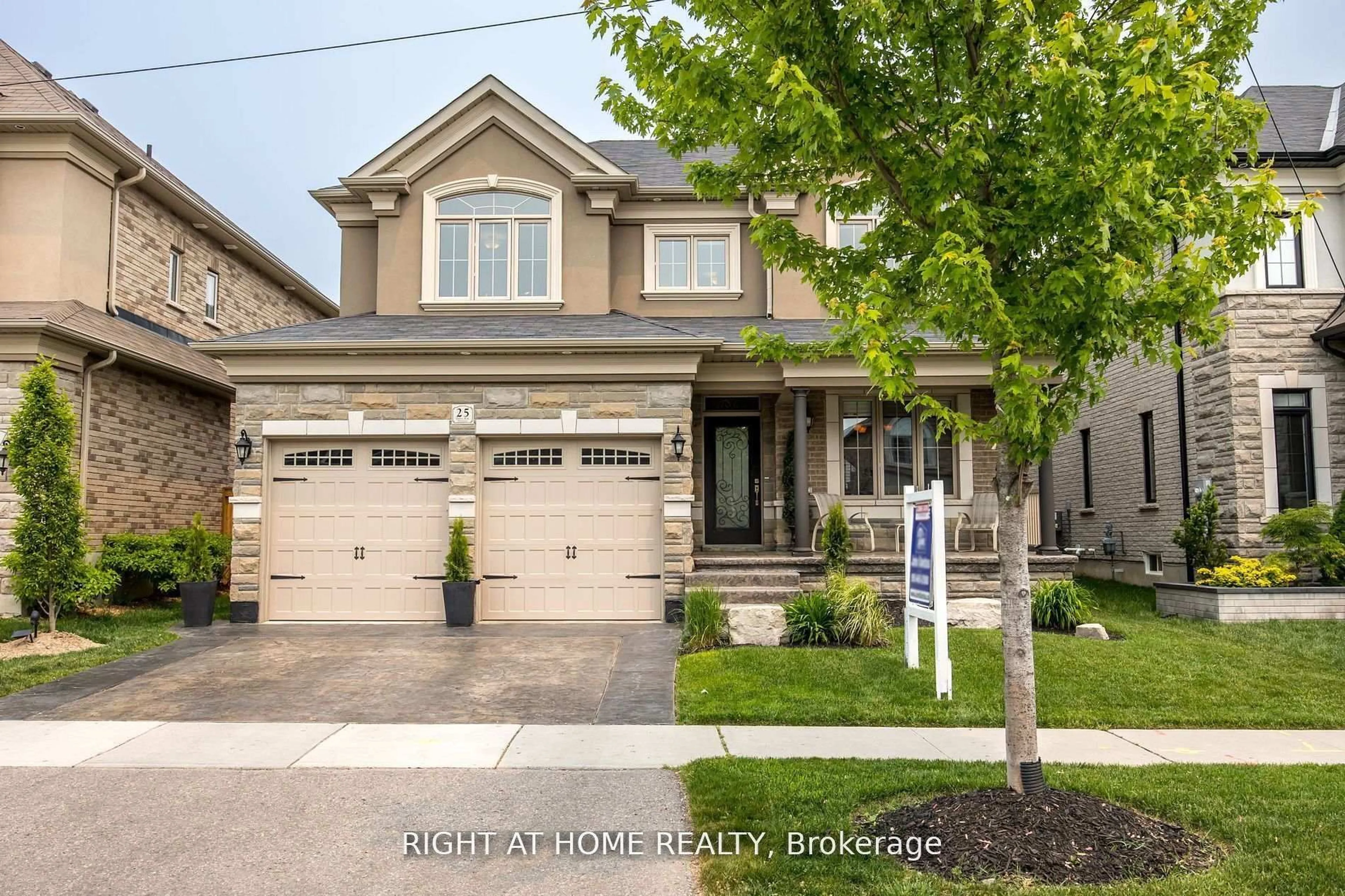 Home with brick exterior material, street for 25 CHARTERHOUSE Dr, Whitby Ontario L1R 3R8