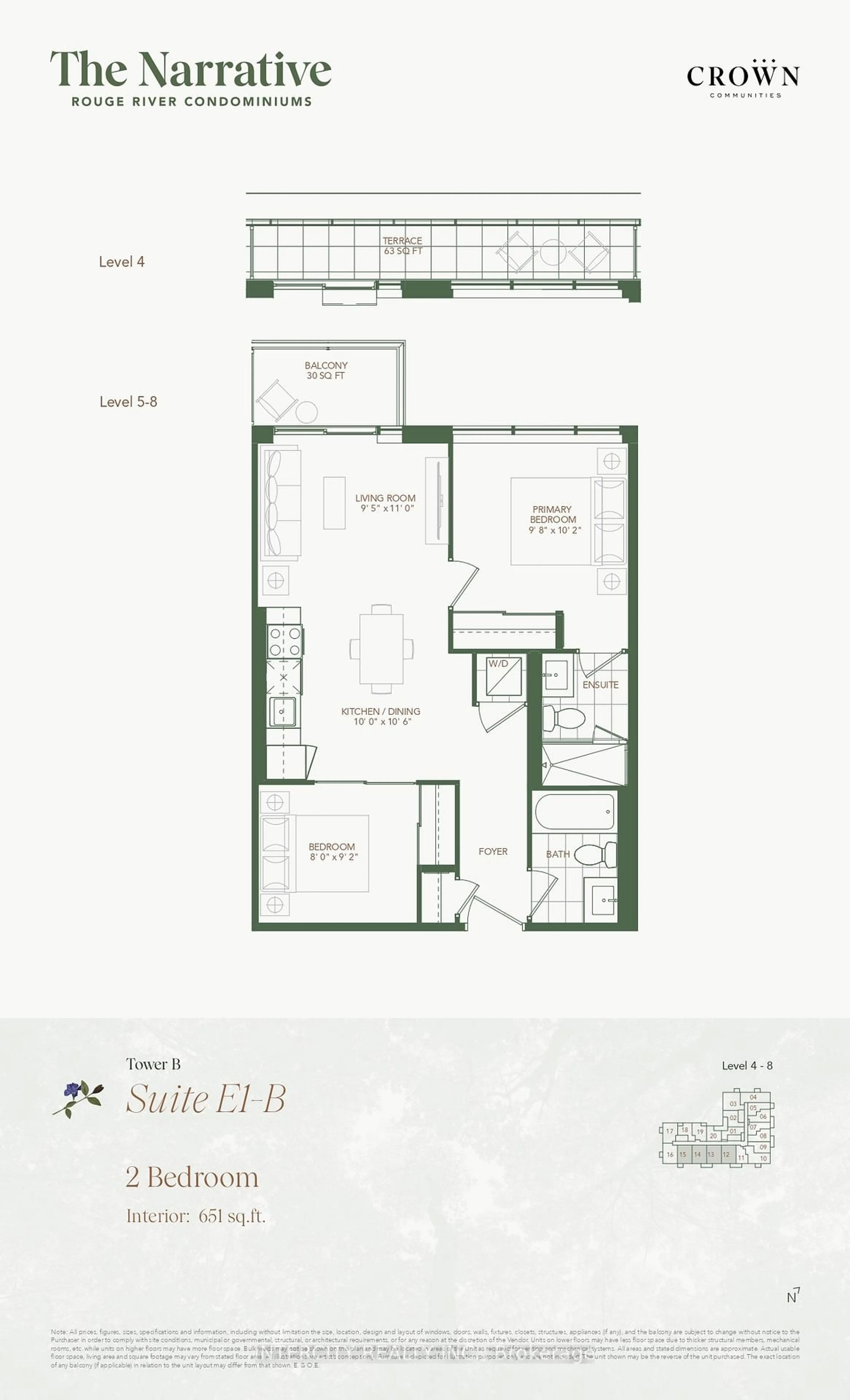 Floor plan for 7437 Kingston Rd #822, Toronto Ontario M1B 0G1