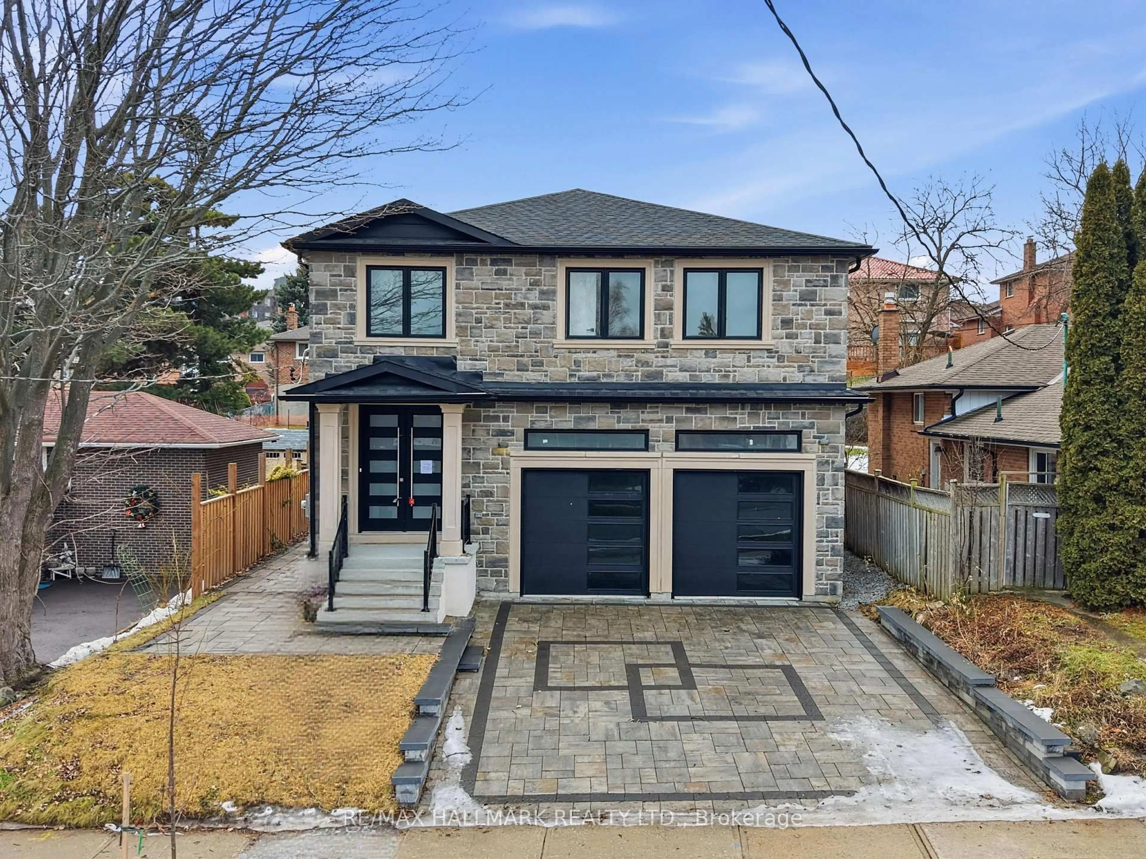 Home with brick exterior material, street for 49 Greendowns Dr, Toronto Ontario M1M 2G6