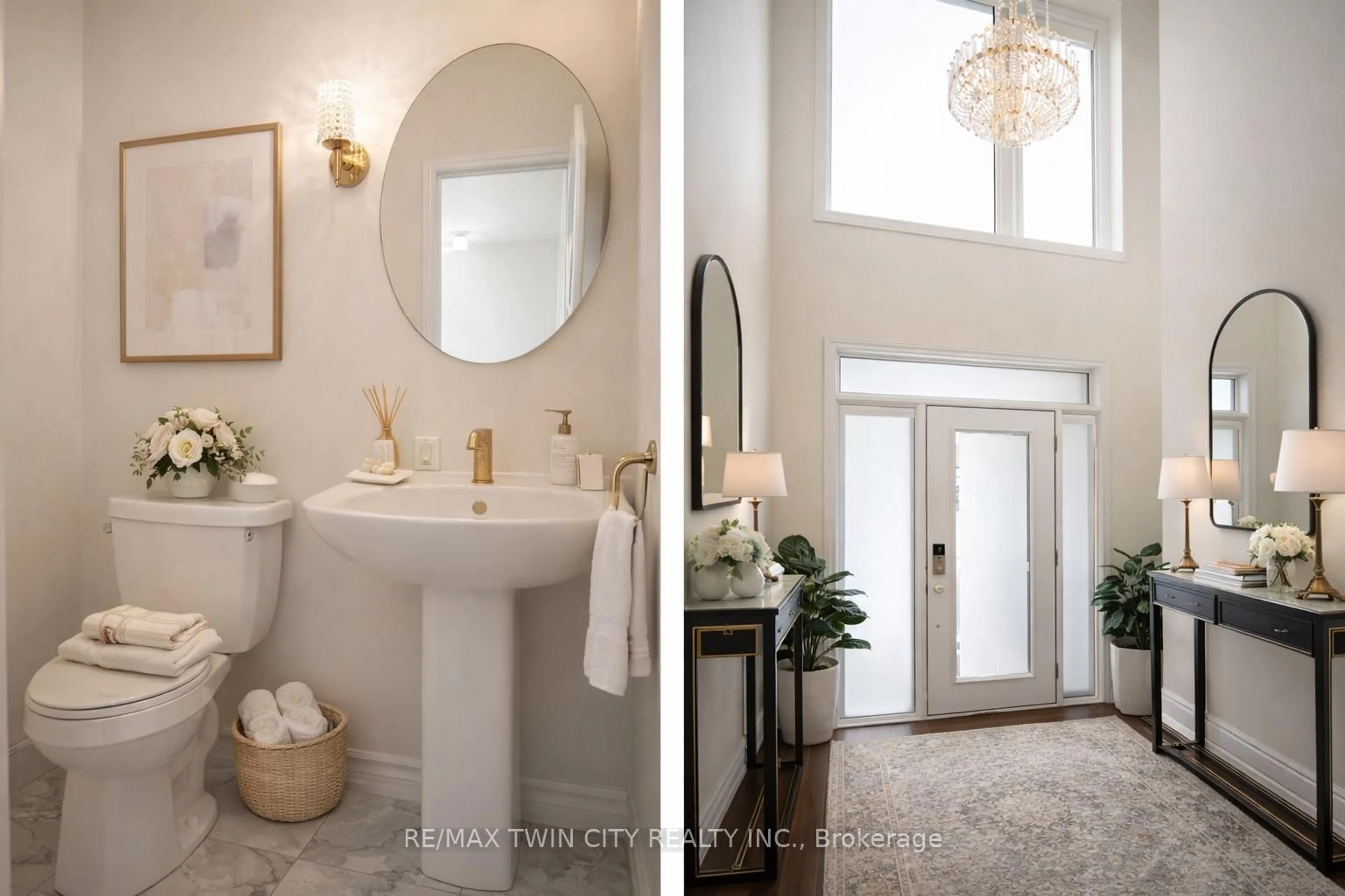 Contemporary bathroom, ceramic/tile floor for 61 Douet Lane, Ajax Ontario L1Z 0V4