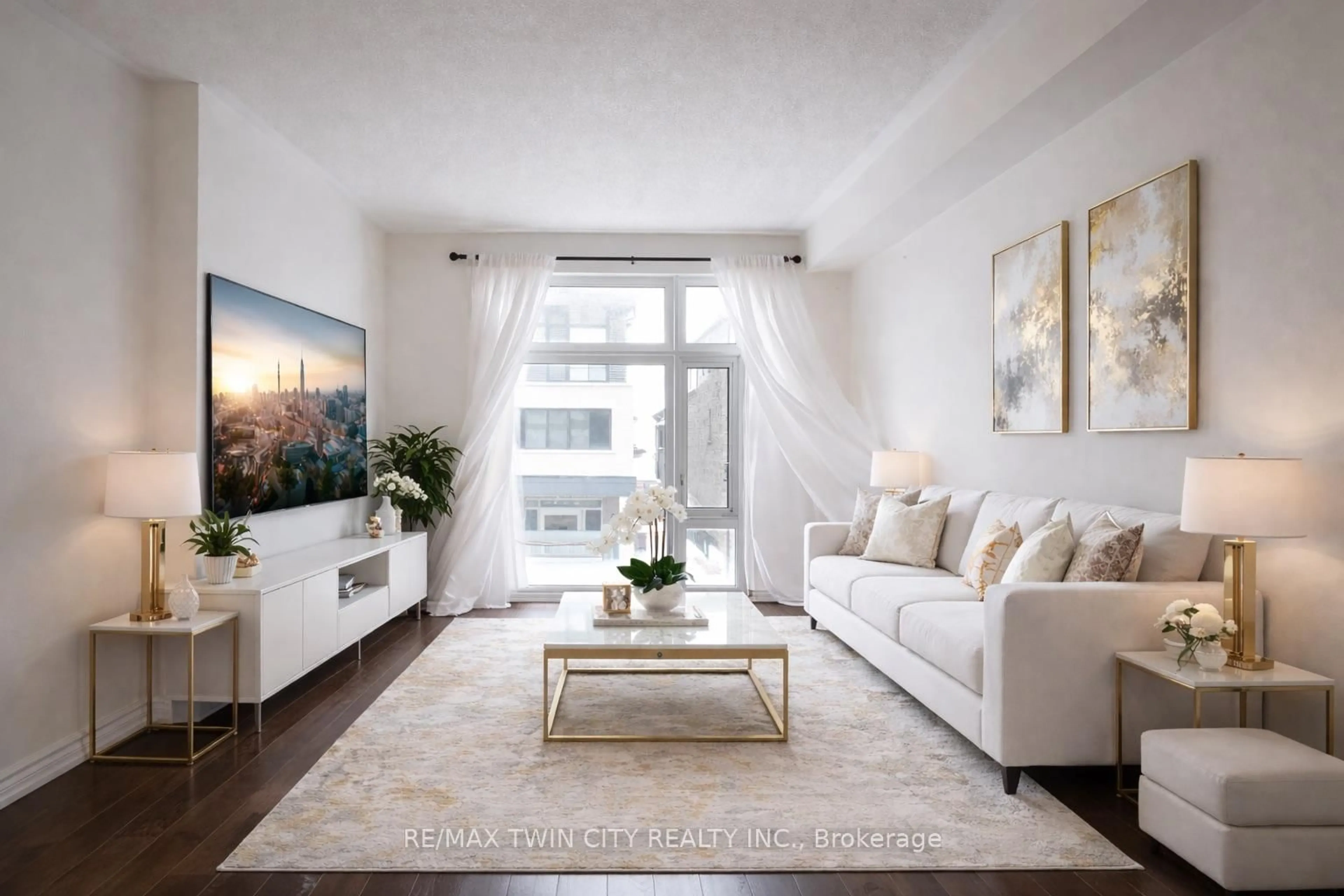 Living room with furniture, unknown for 61 Douet Lane, Ajax Ontario L1Z 0V4