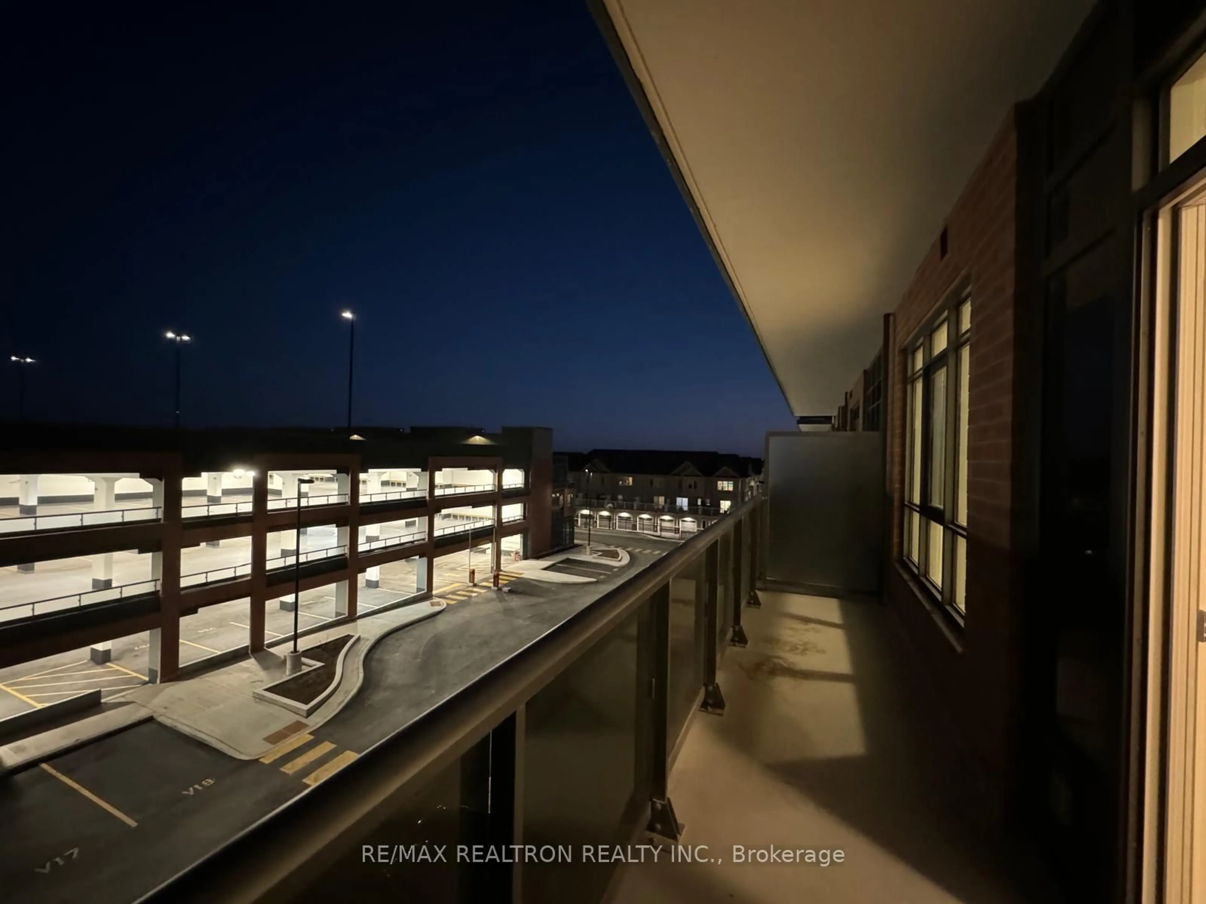 Balcony in the apartment, city buildings view from balcony for 2545 Simcoe St #338, Oshawa Ontario L1L 0W3