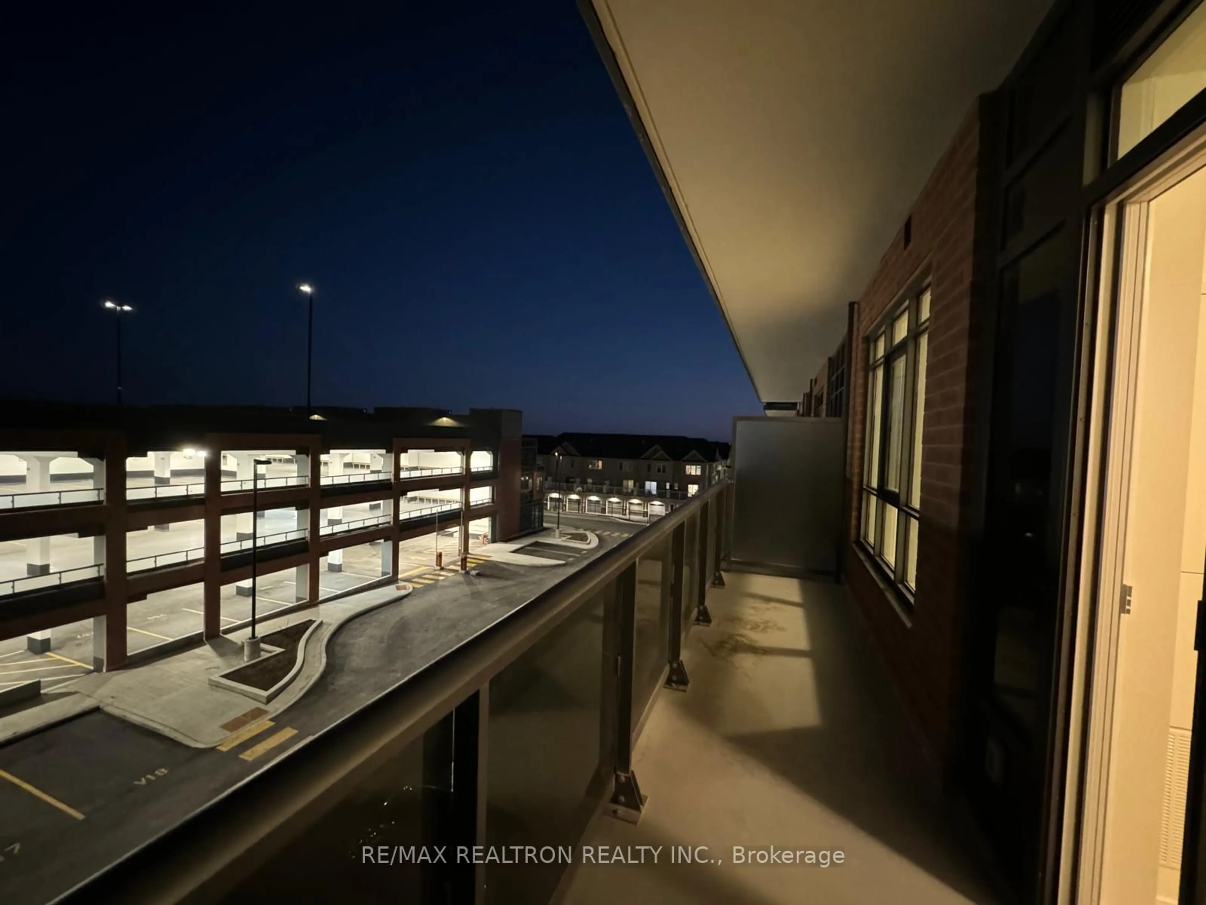 Balcony in the apartment, city buildings view from balcony for 2545 Simcoe St #338, Oshawa Ontario L1L 0W3