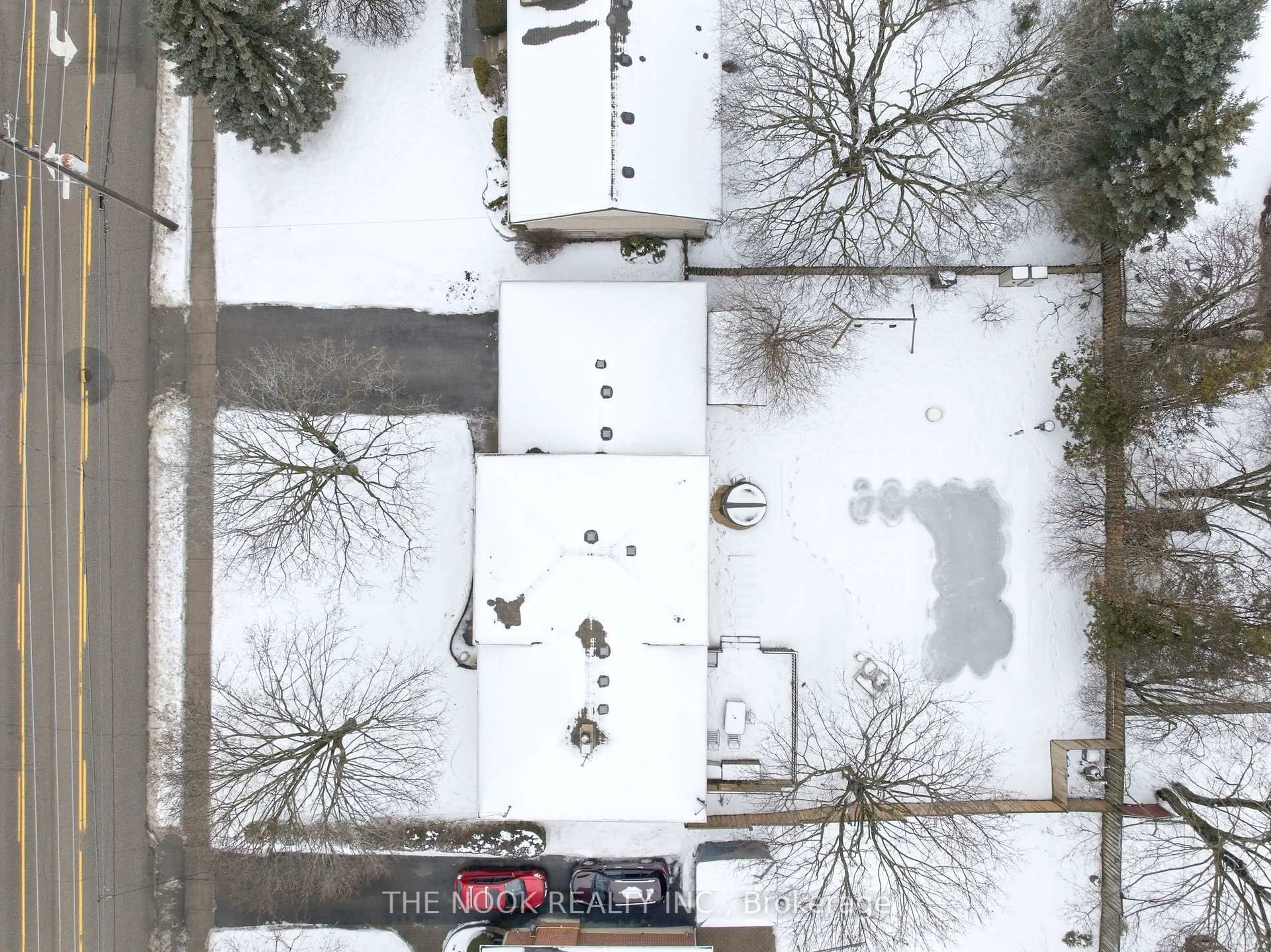 A pic from outside/outdoor area/front of a property/back of a property/a pic from drone, street for 159 Liberty St, Clarington Ontario L1C 2M2