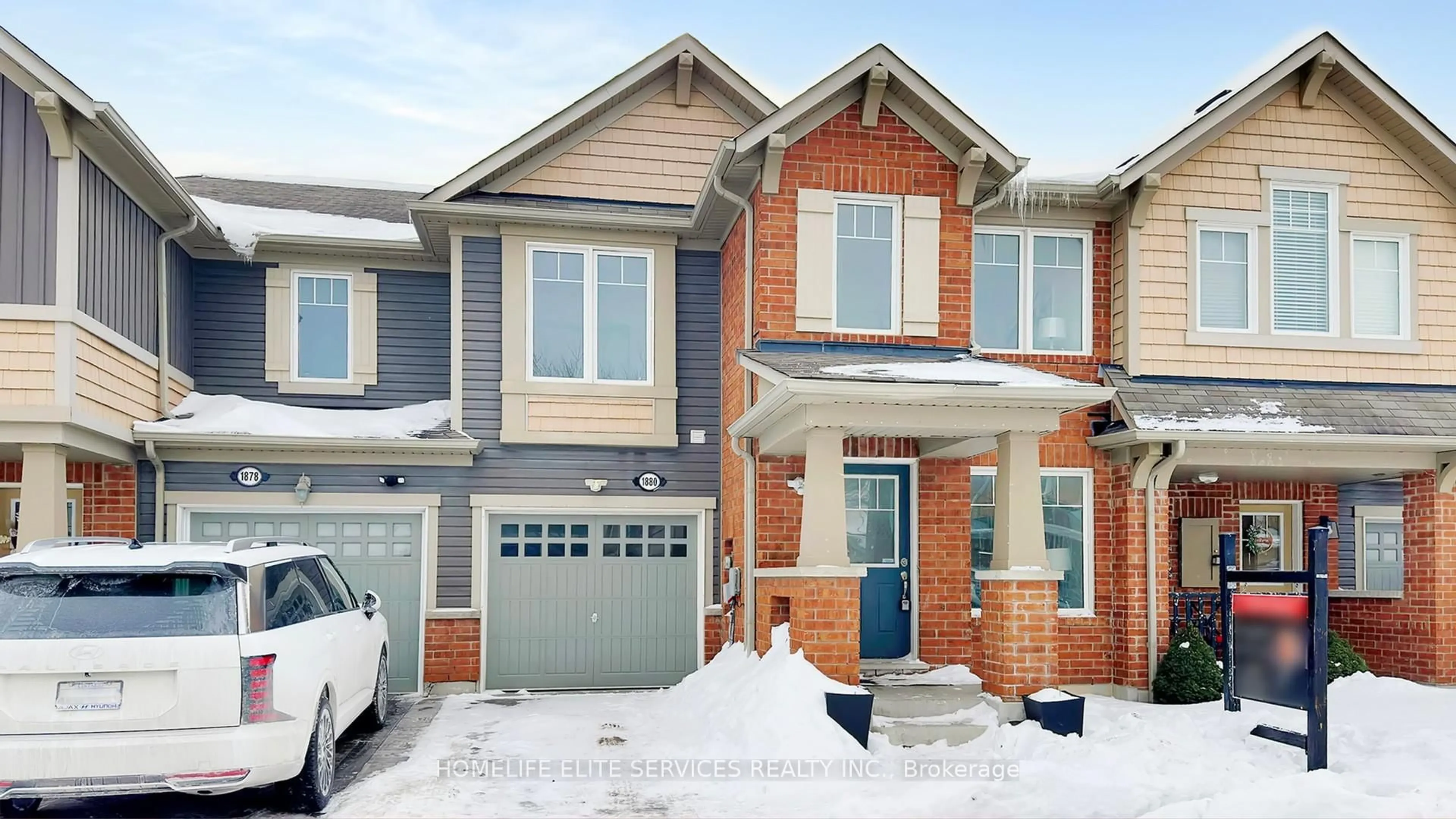 Home with brick exterior material, street for 1880 Liatris Dr, Pickering Ontario L1X 0A4