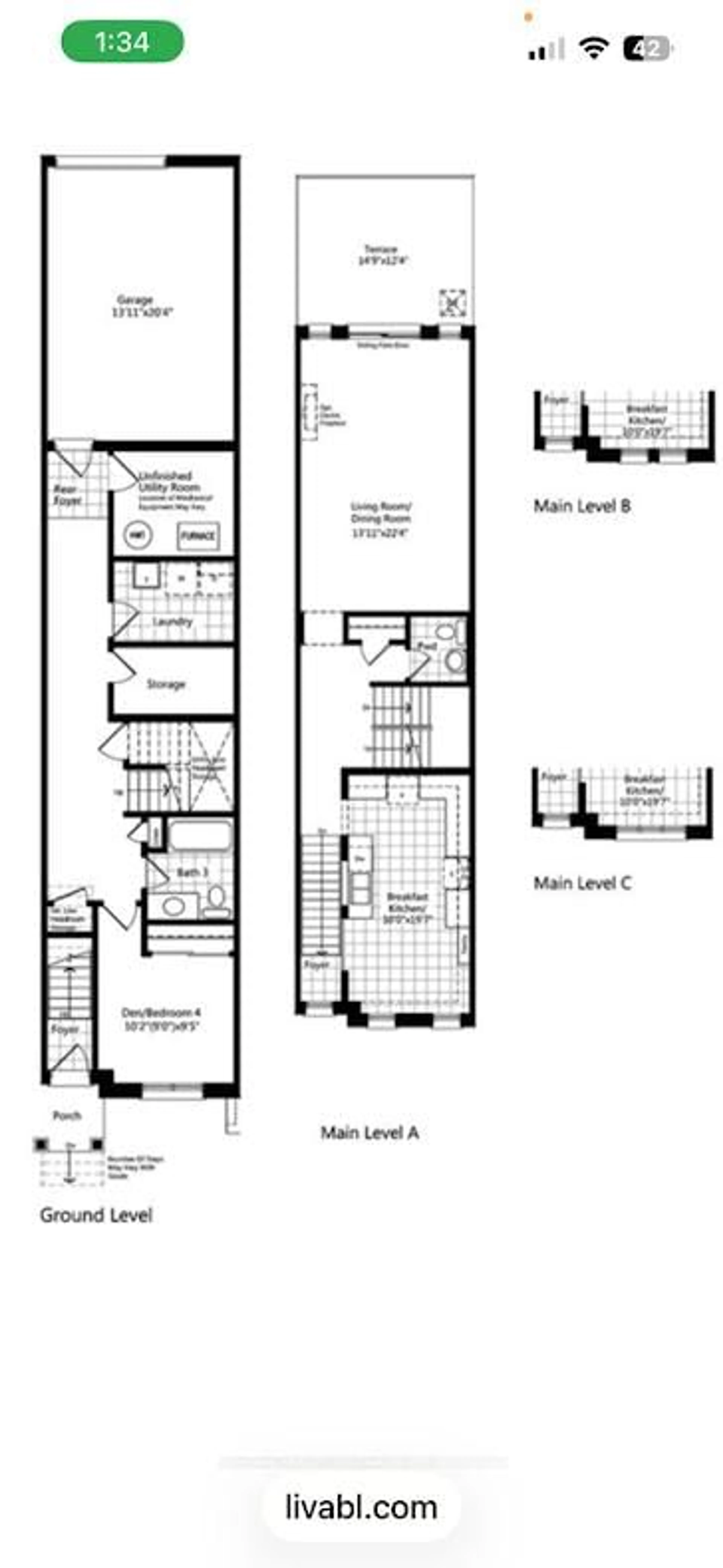 Floor plan for 12 kawneer Terr, Toronto Ontario M1P 0C3