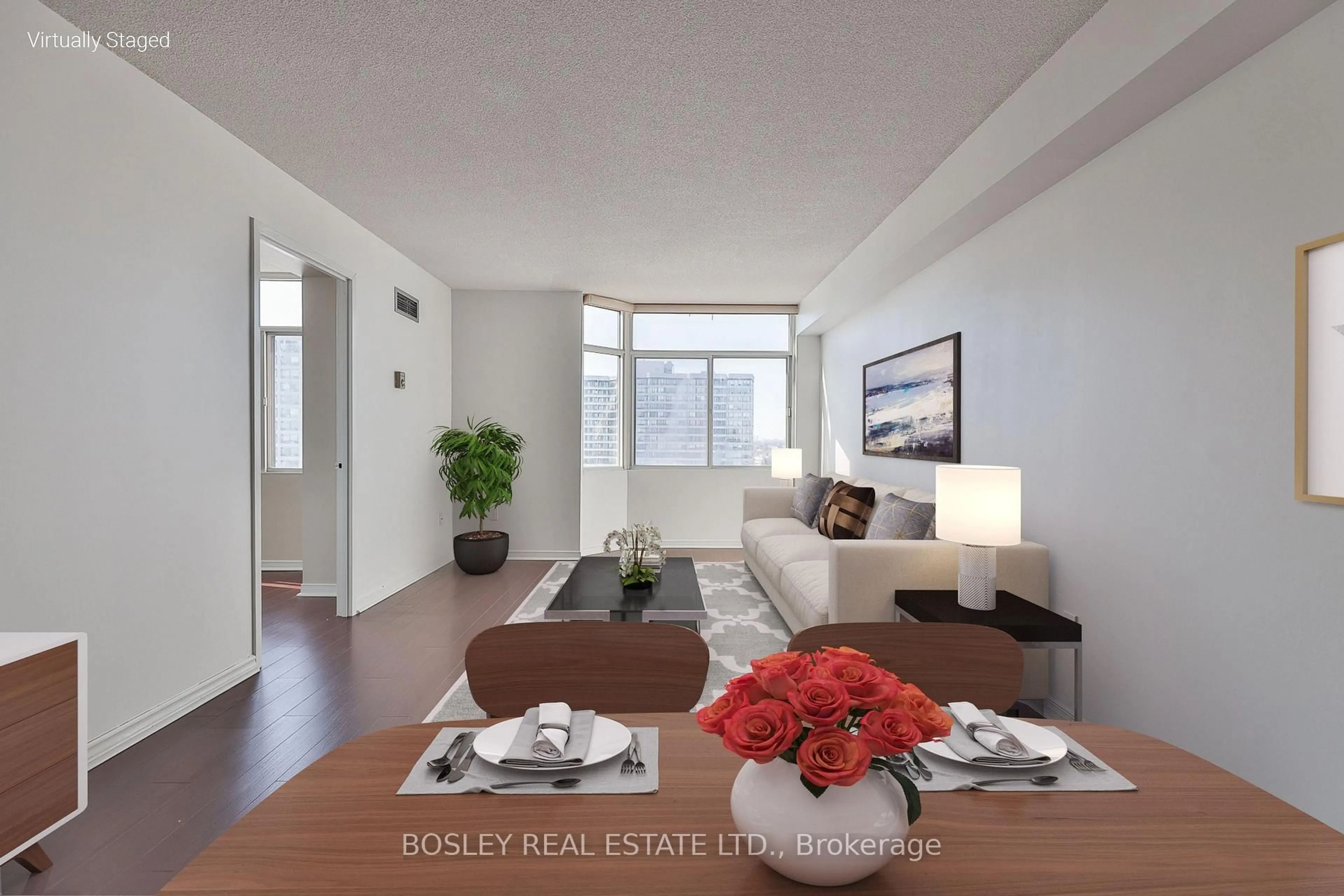 Living room with furniture, unknown for 88 Alton Towers Circ #1502, Toronto Ontario M1V 5C5