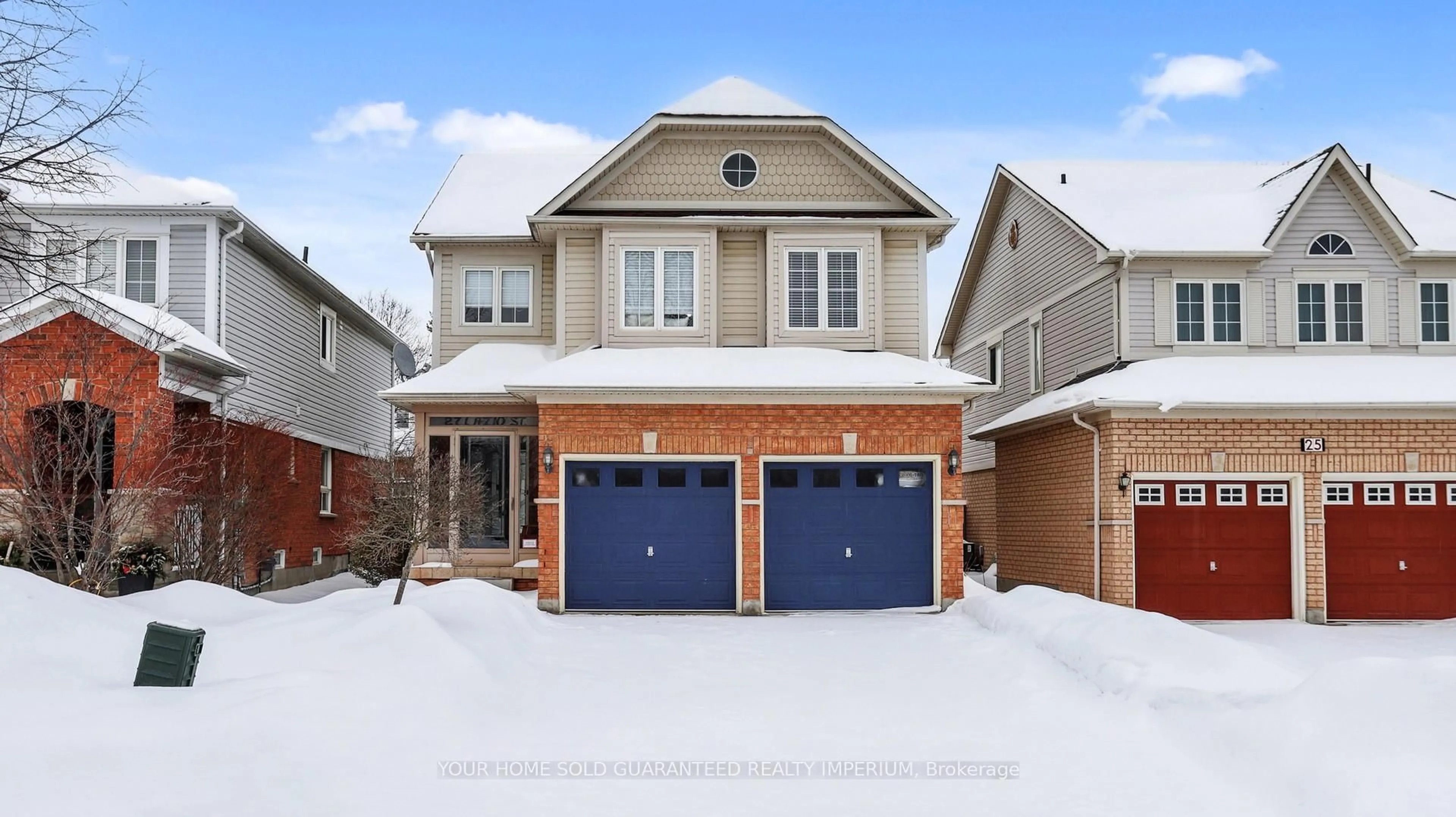 Home with brick exterior material, street for 27 Lazio St, Whitby Ontario L1R 3A3