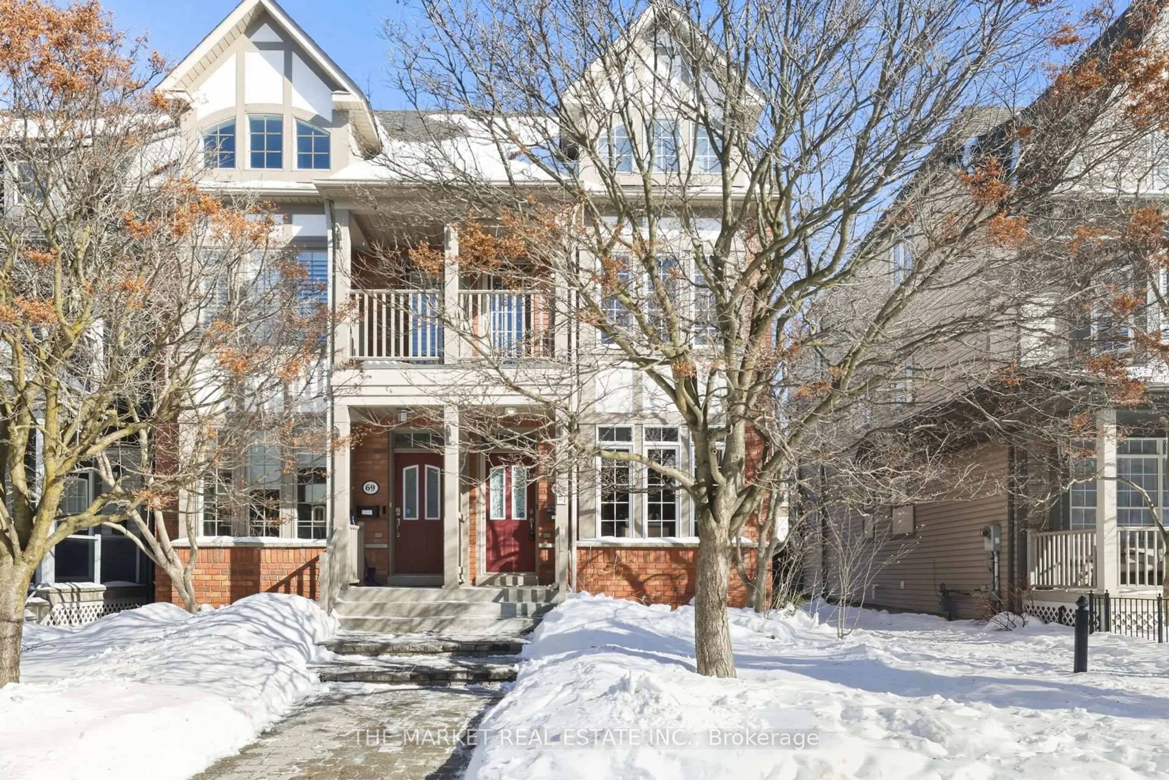 Home with brick exterior material, street for 67 Winners Circ, Toronto Ontario M4L 3Y7