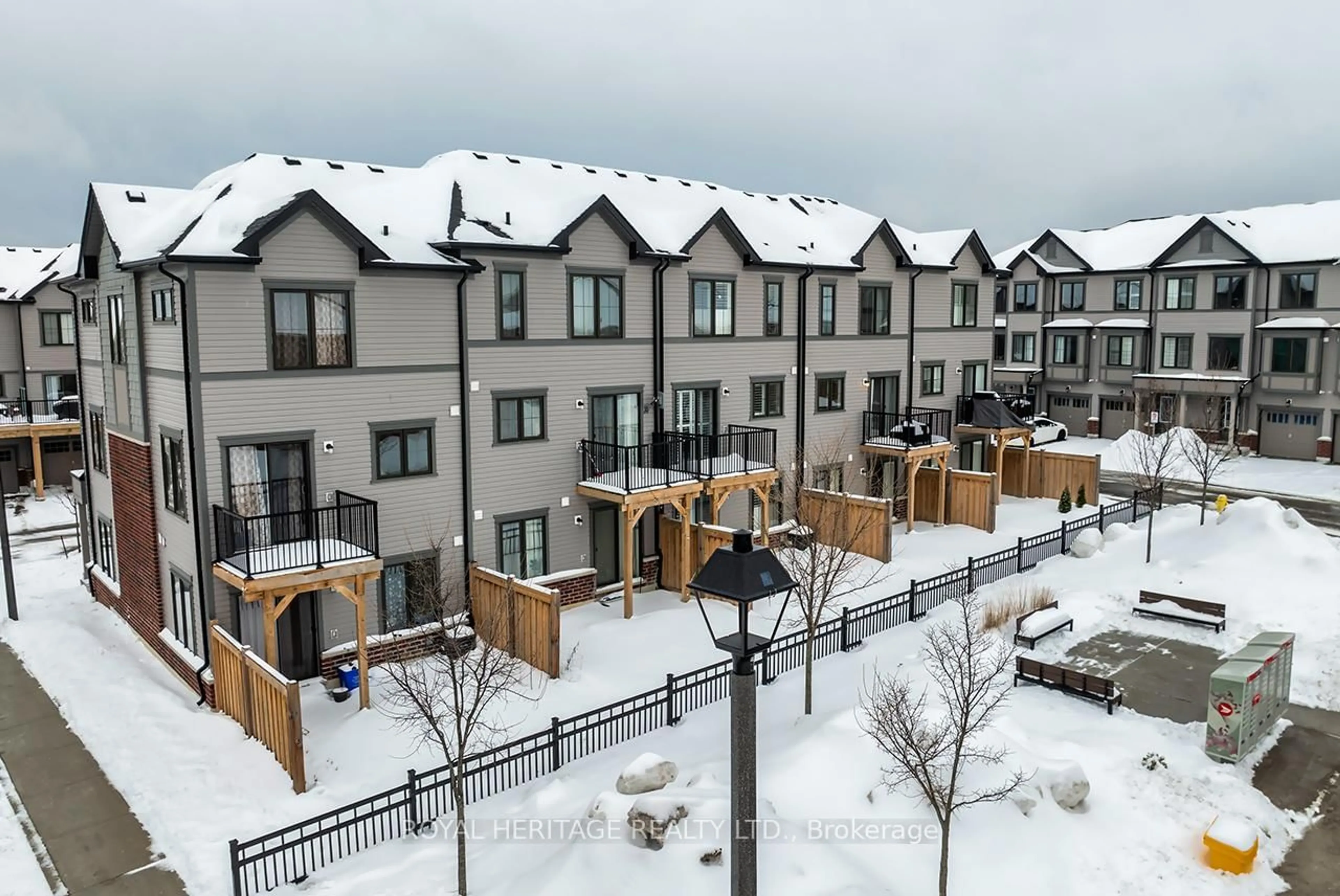 A pic from outside/outdoor area/front of a property/back of a property/a pic from drone, unknown for 5 Loana Lane, Clarington Ontario L1C 7G9