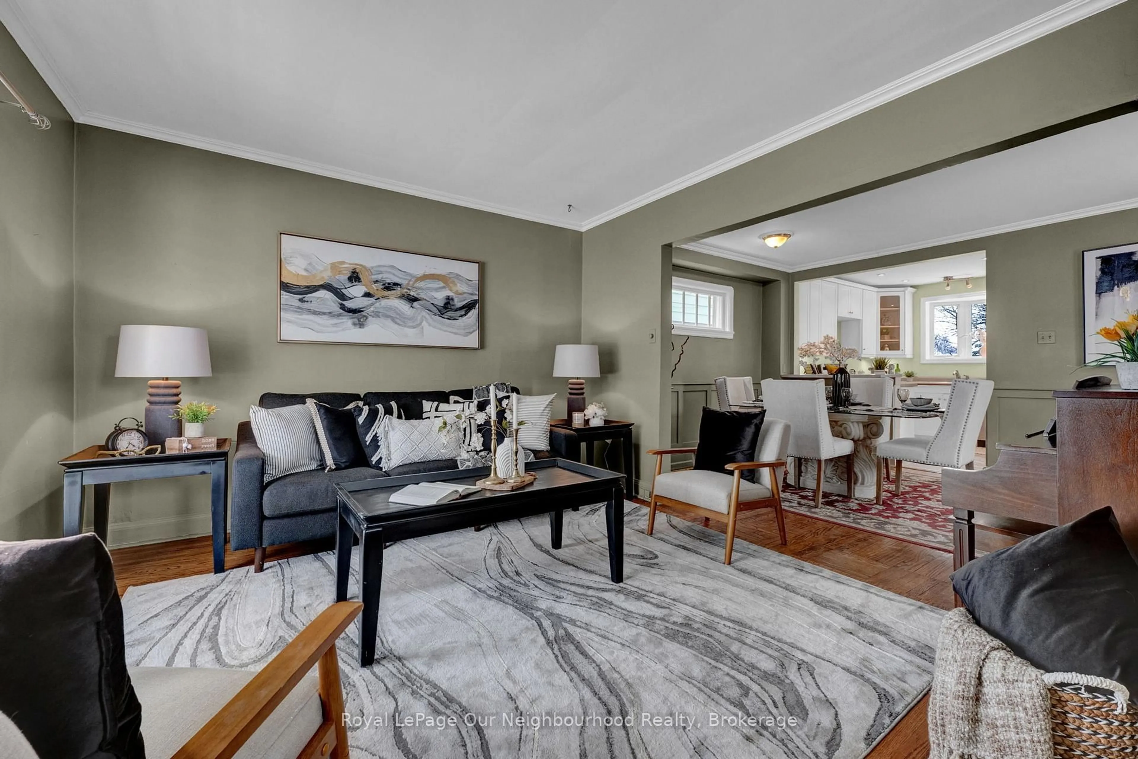 Living room with furniture, unknown for 100 Buckingham Ave, Oshawa Ontario L1G 2K5