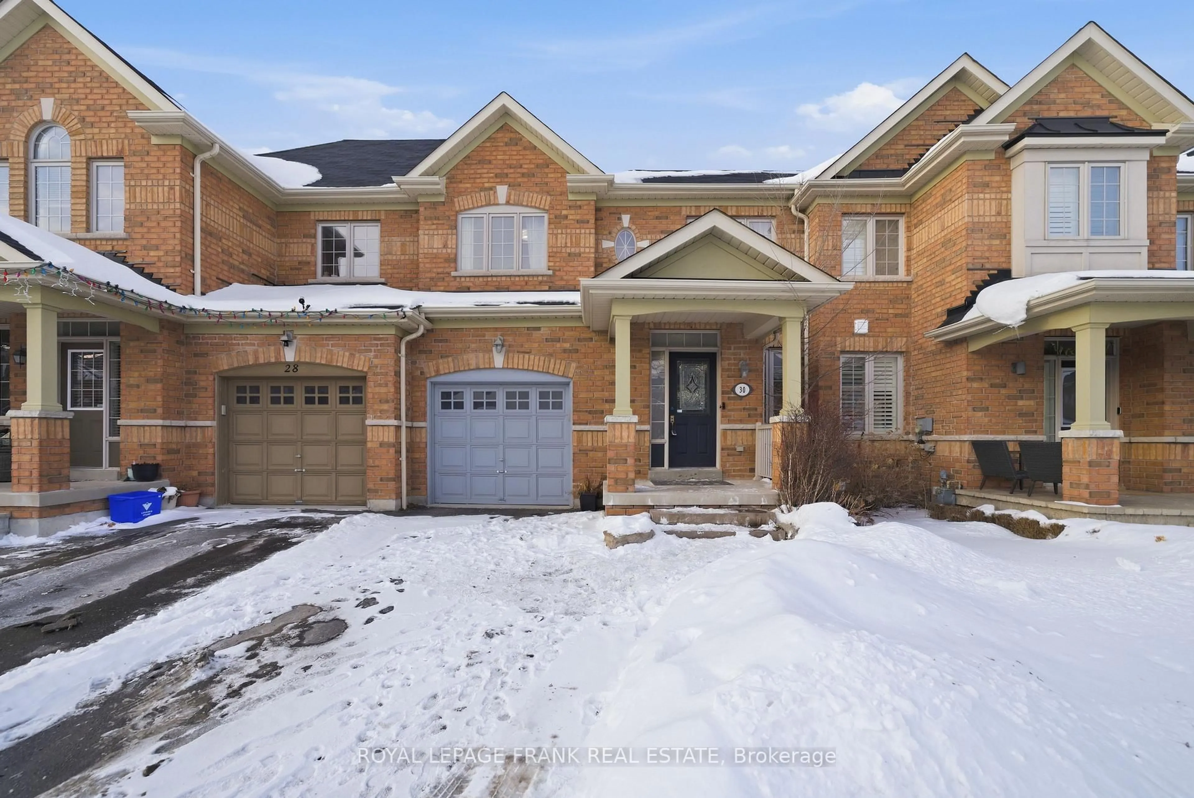 Home with brick exterior material, street for 30 Westport Dr, Whitby Ontario L1R 0J3