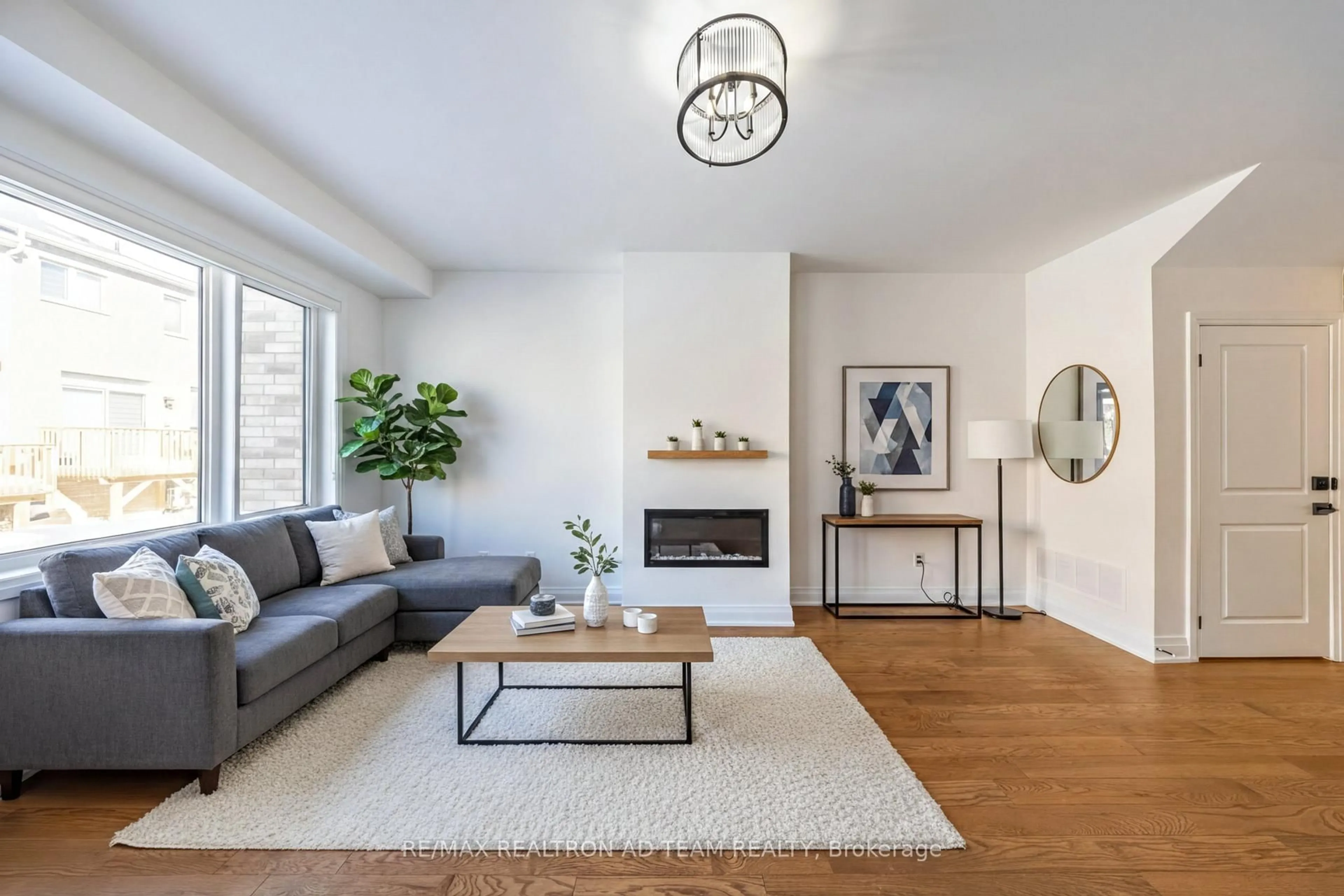 Living room with furniture, unknown for 972 Crowsnest Hollow Ave, Pickering Ontario L1X 0P4