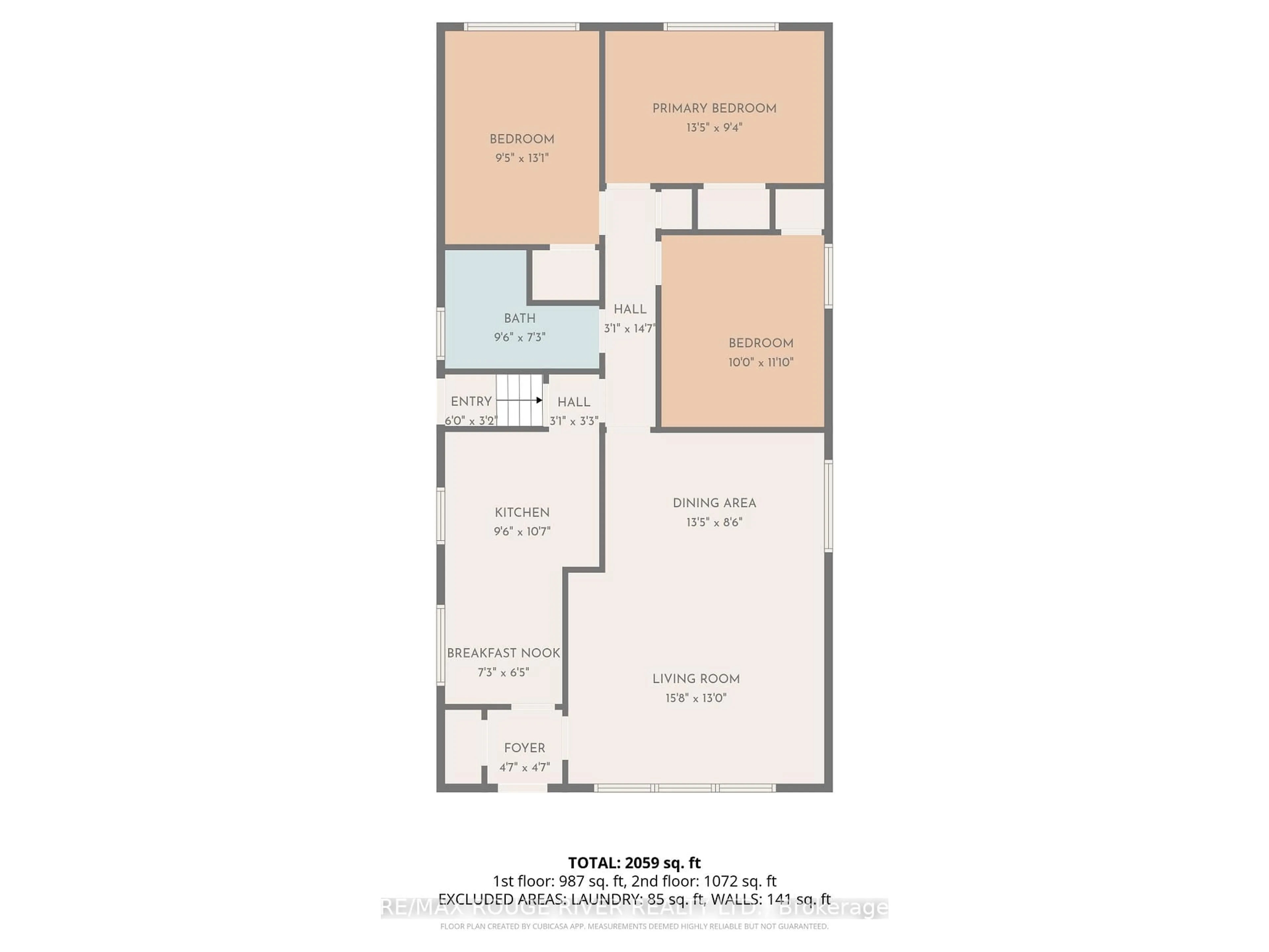 Floor plan for 51 Sharbot Ave, Toronto Ontario M1H 1Z2