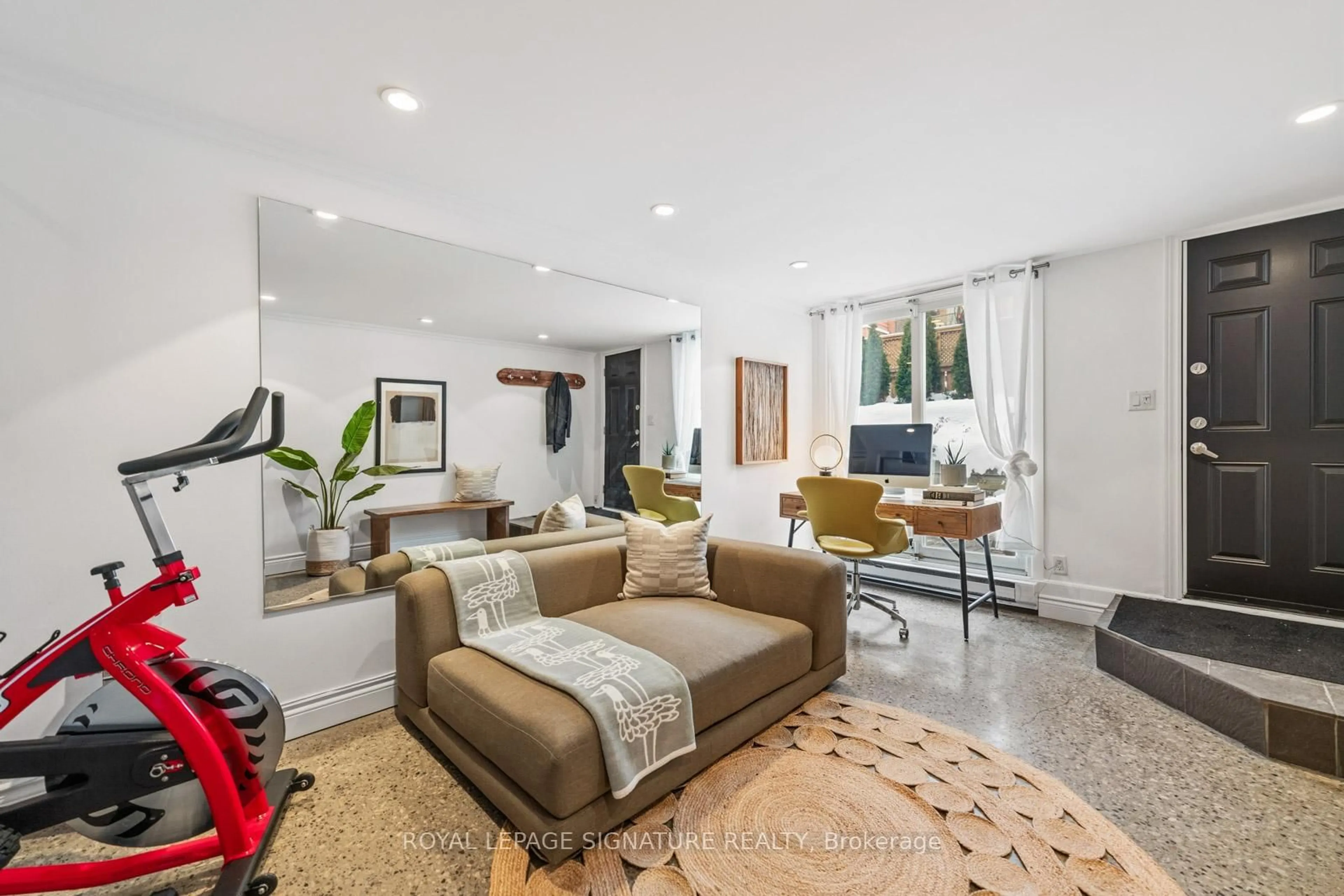 Living room with furniture, unknown for 1666 Queen St #9, Toronto Ontario M4L 1G3