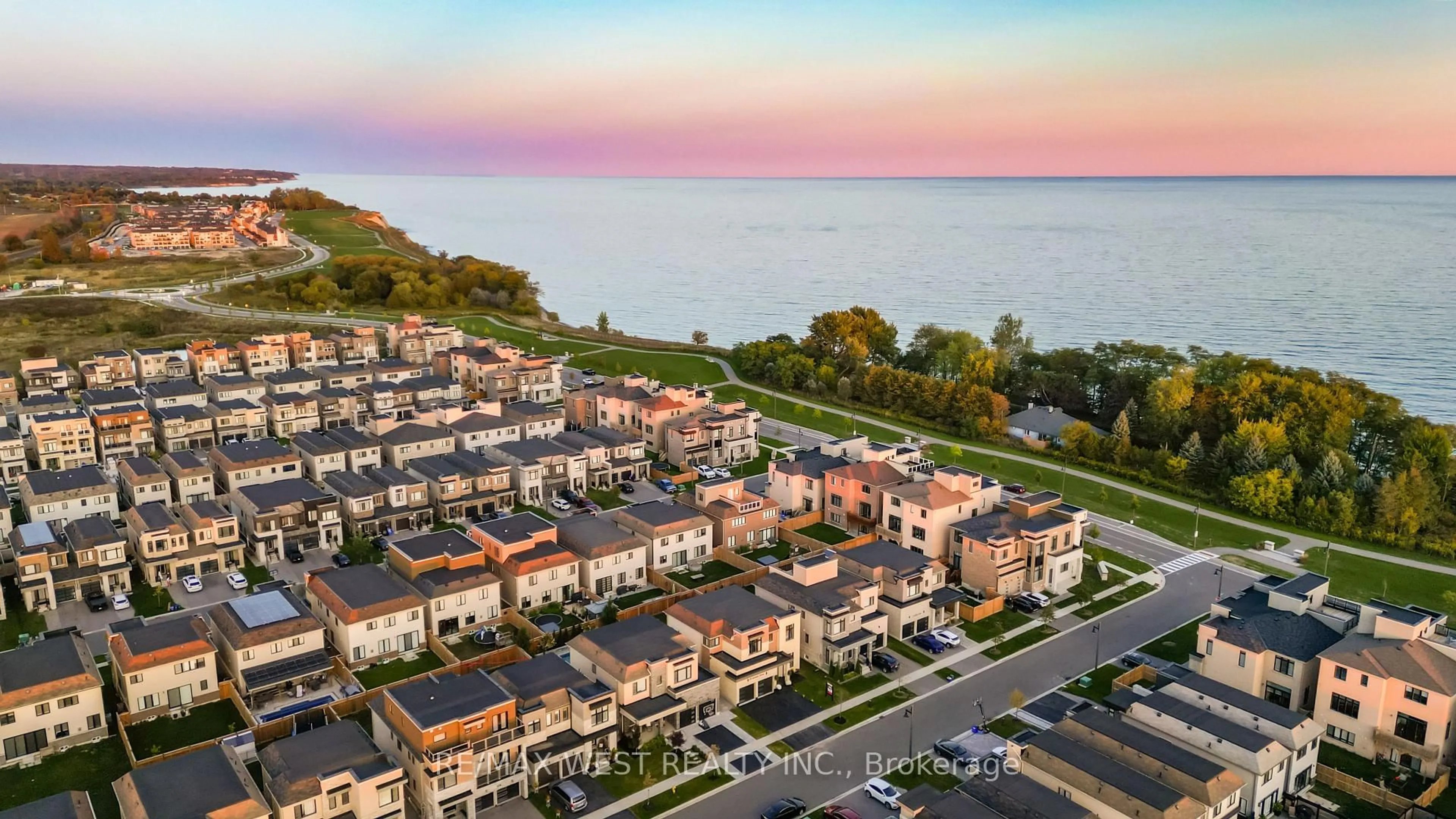 A pic from outside/outdoor area/front of a property/back of a property/a pic from drone, water/lake/river/ocean view for 15 Larkin Lane, Clarington Ontario L1C 4A7