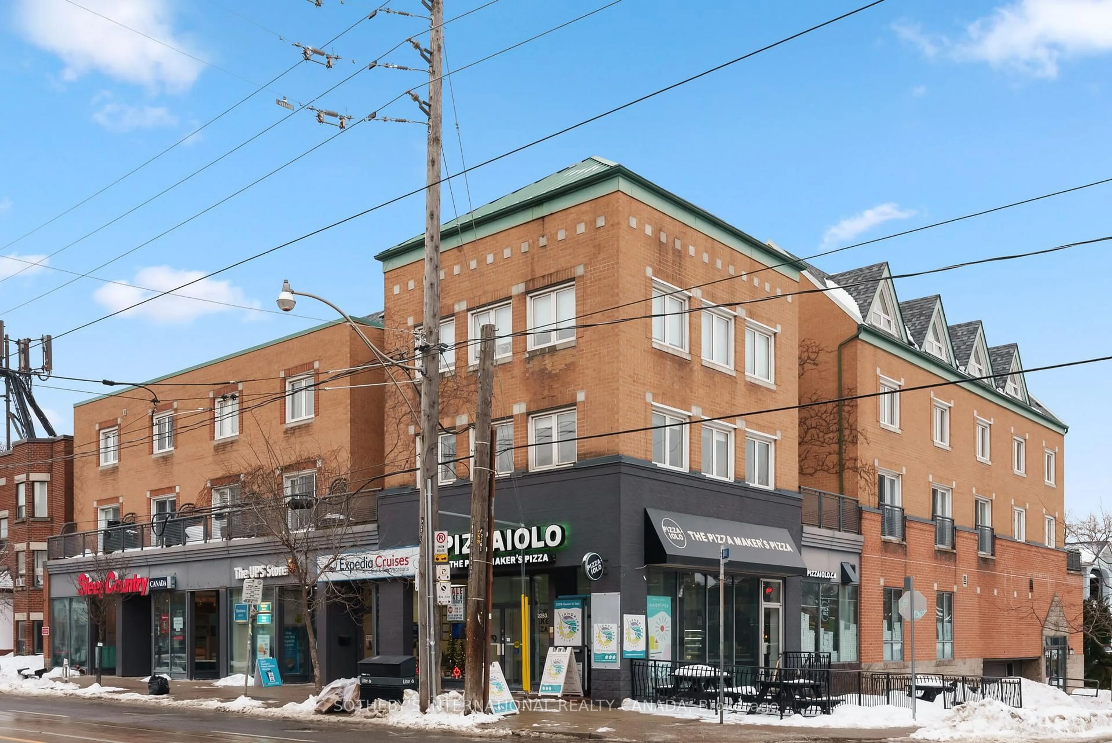 Patio, street for 101 Hammersmith Ave #205, Toronto Ontario M4E 2W3