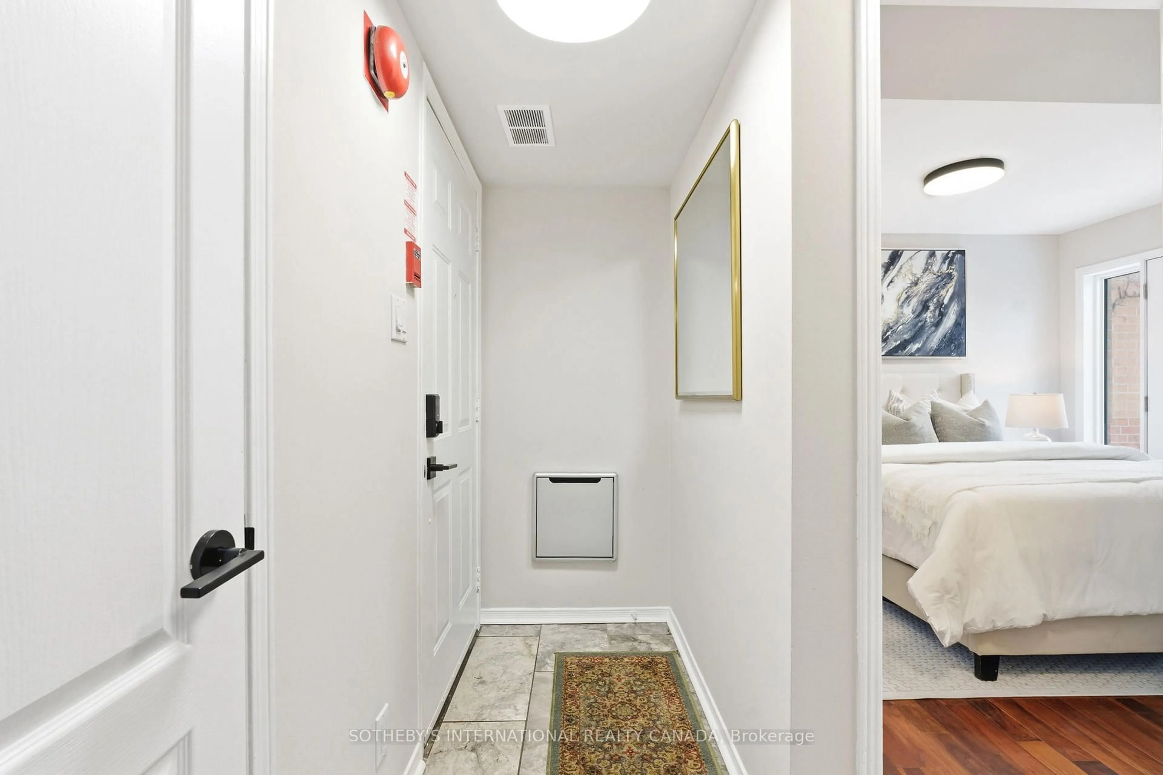 Indoor entryway for 101 Hammersmith Ave #205, Toronto Ontario M4E 2W3