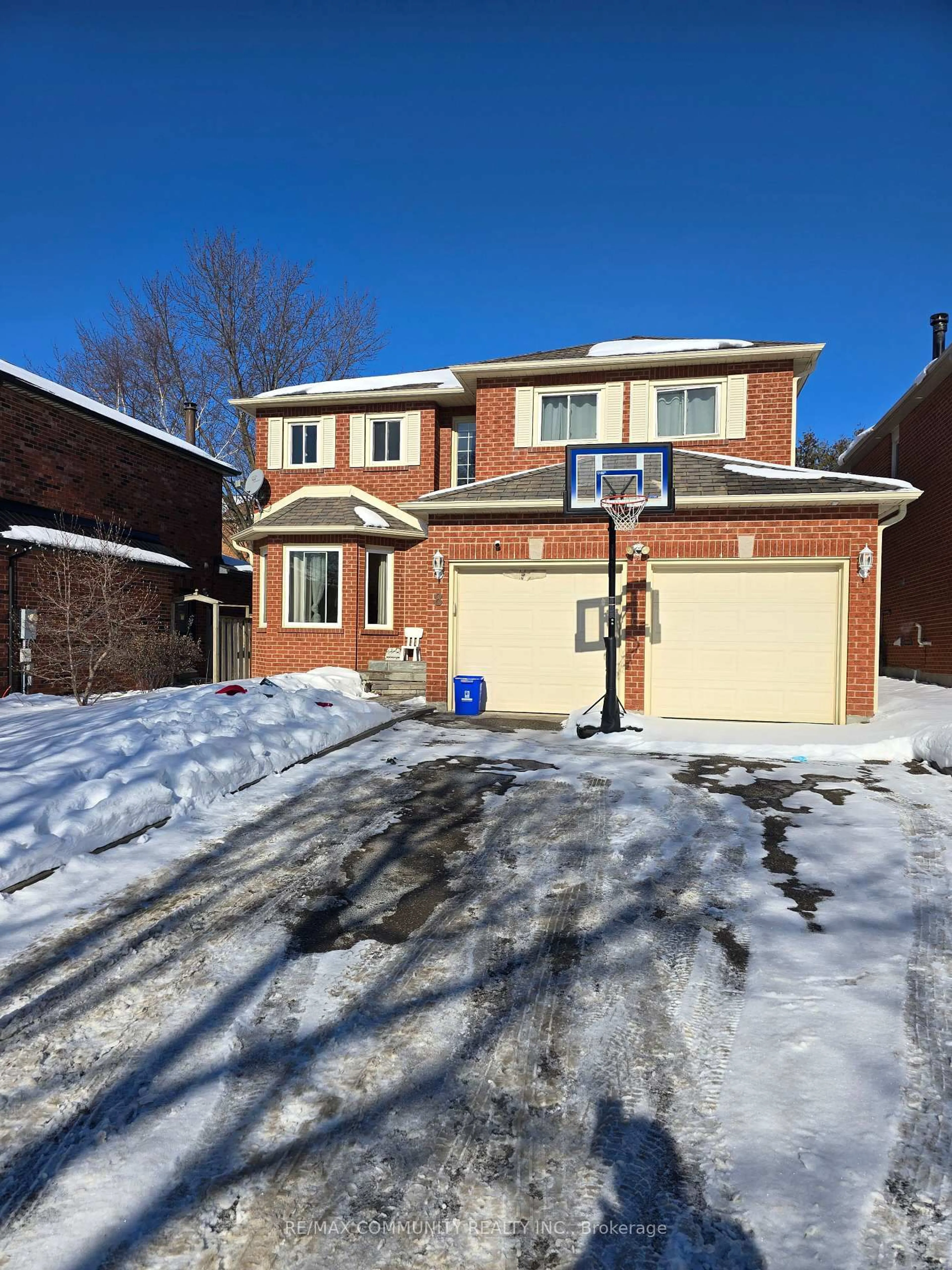 Home with brick exterior material, street for 8 Carmichael Dr, Whitby Ontario L1N 9A4