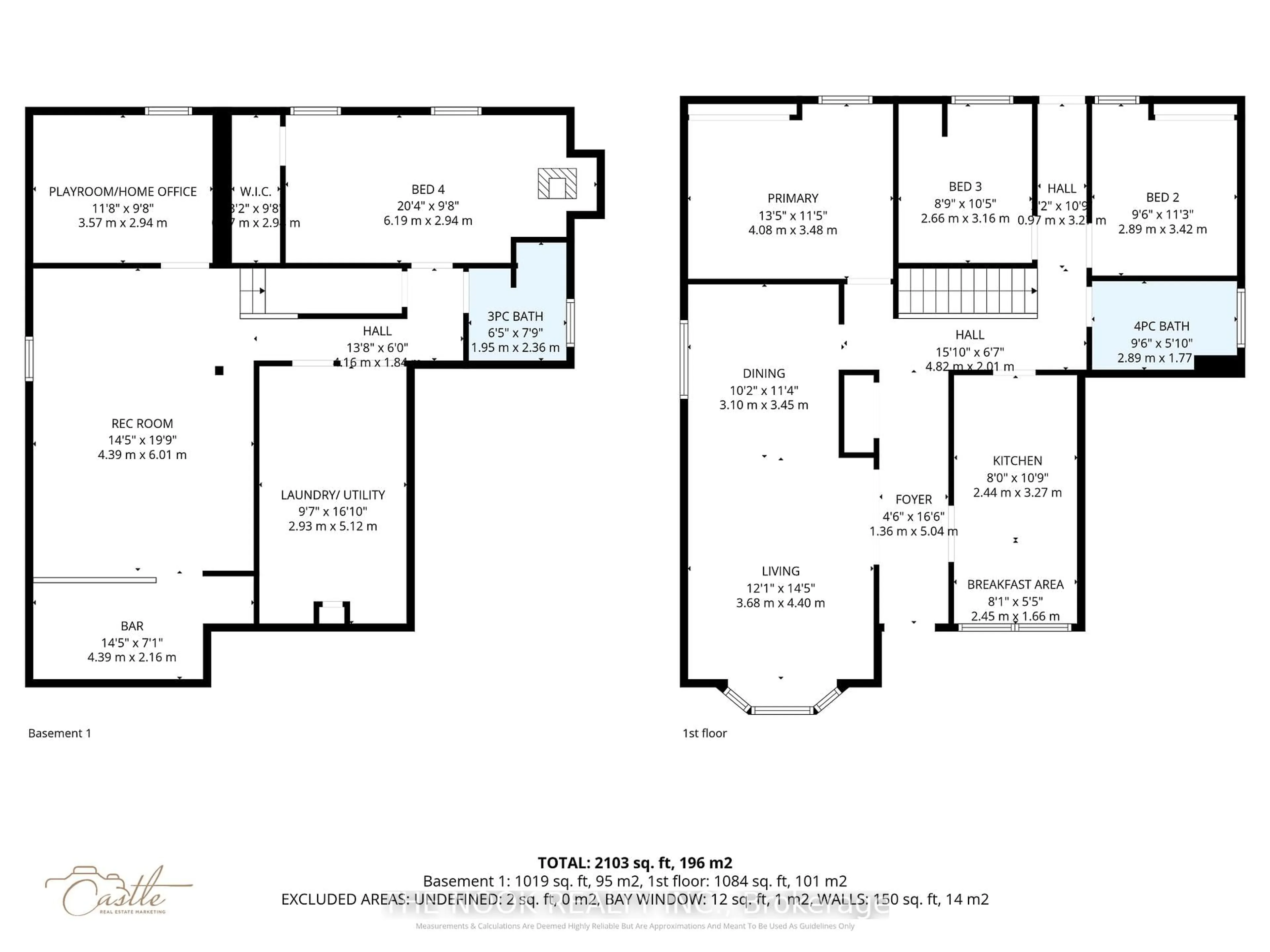 Floor plan for 523 Cherryhill St, Oshawa Ontario L1H 7S1