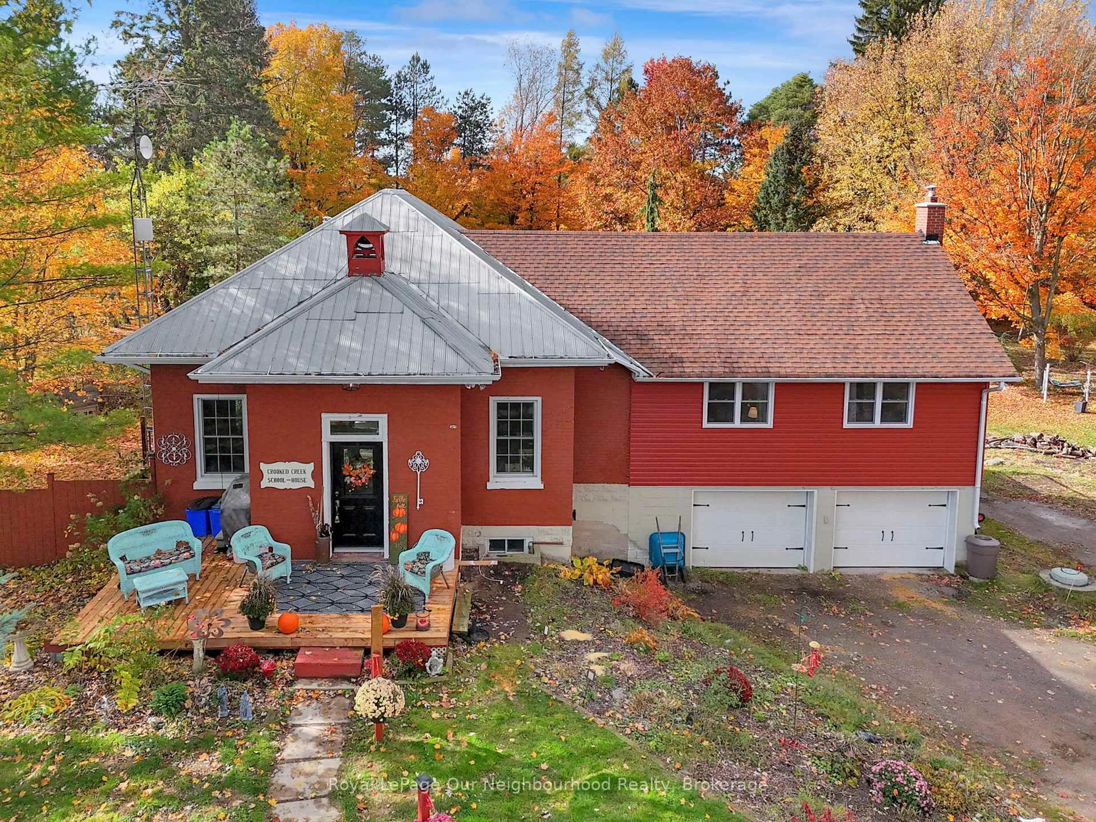 A pic from outside/outdoor area/front of a property/back of a property/a pic from drone, unknown for 3828 Newtonville Rd, Clarington Ontario L0A 1J0