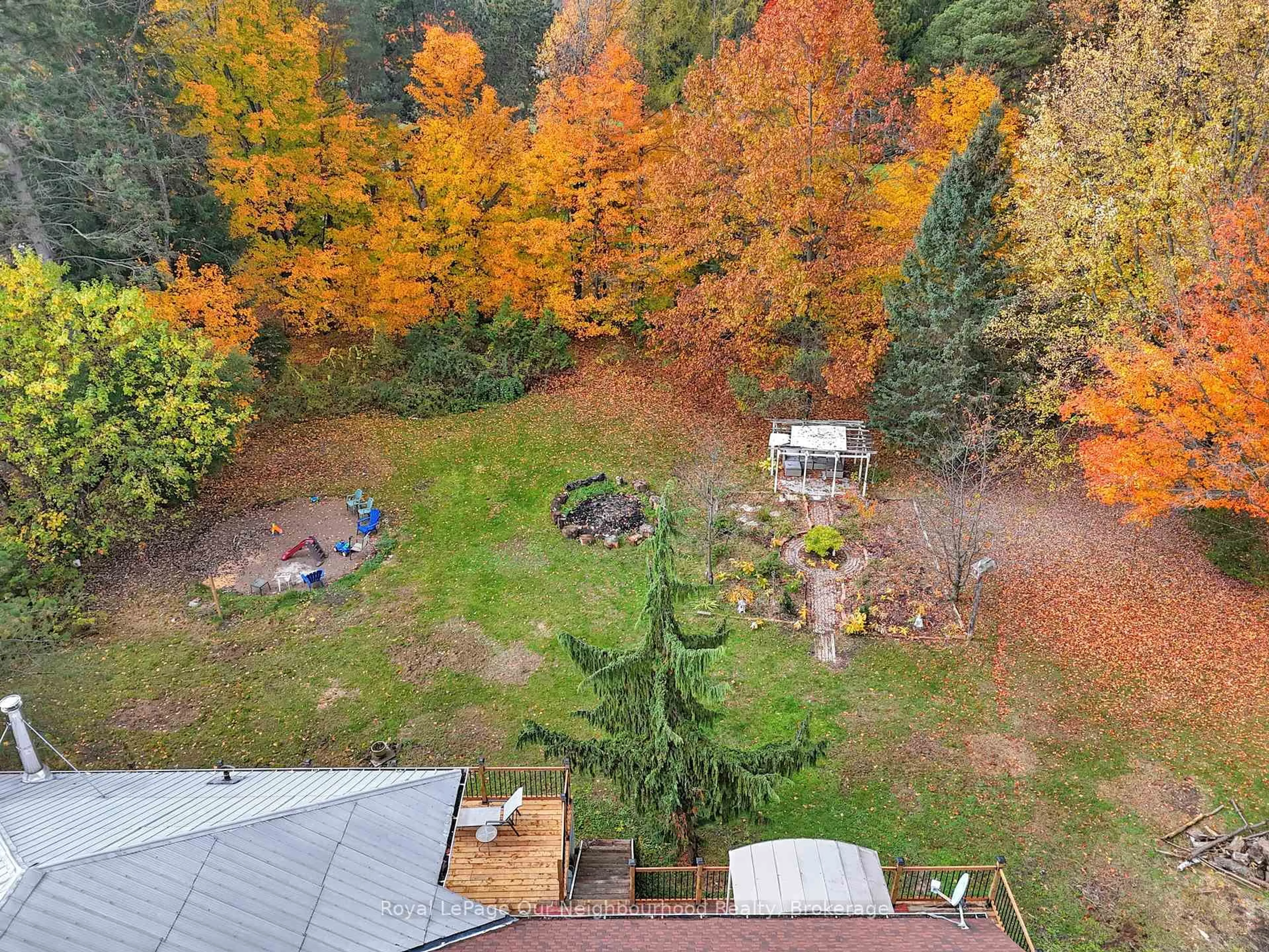 A pic from outside/outdoor area/front of a property/back of a property/a pic from drone, forest/trees view for 3828 Newtonville Rd, Clarington Ontario L0A 1J0