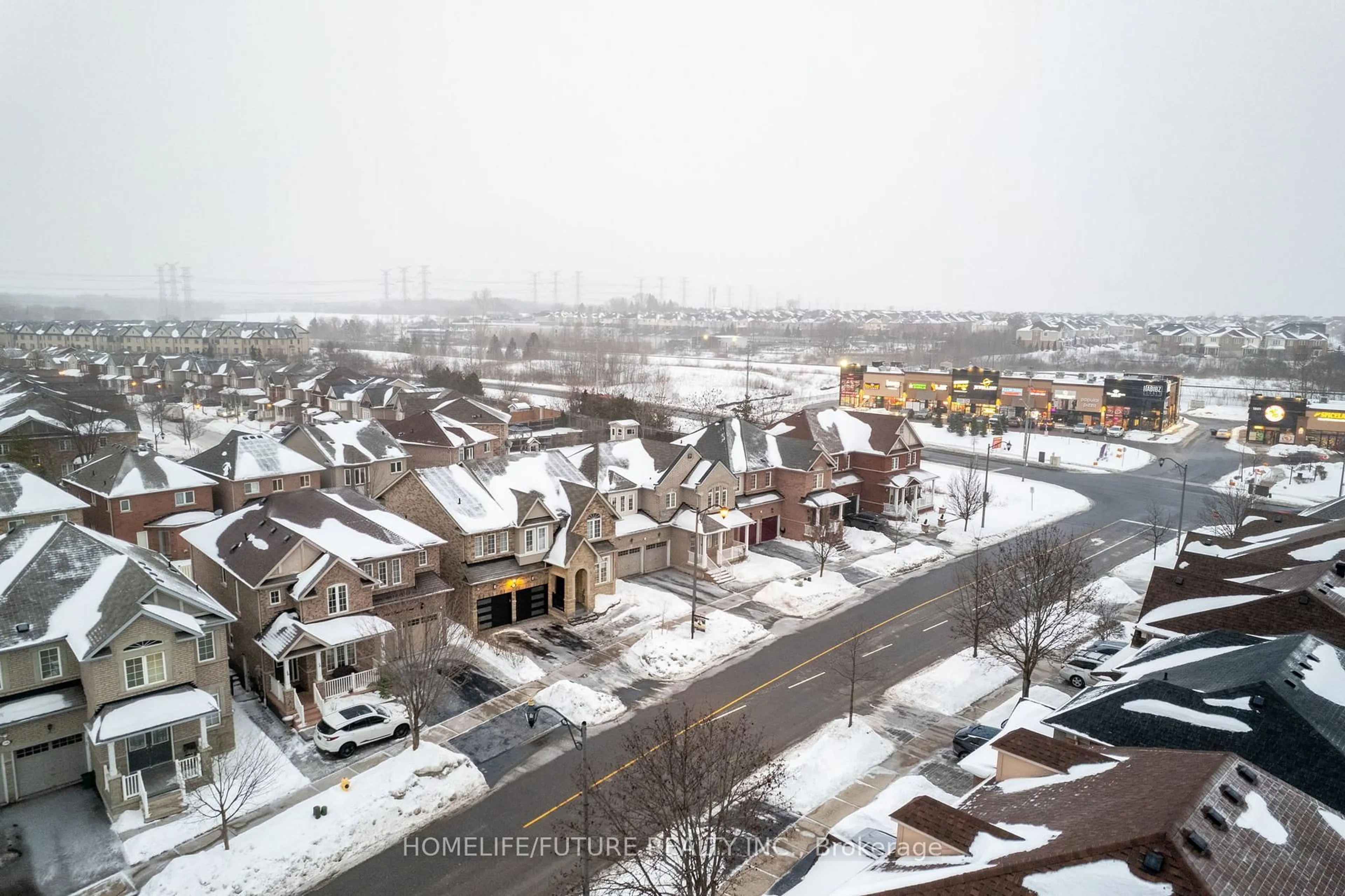 A pic from outside/outdoor area/front of a property/back of a property/a pic from drone, city buildings view from balcony for 114 Haskell Ave, Ajax Ontario L1T 0E3