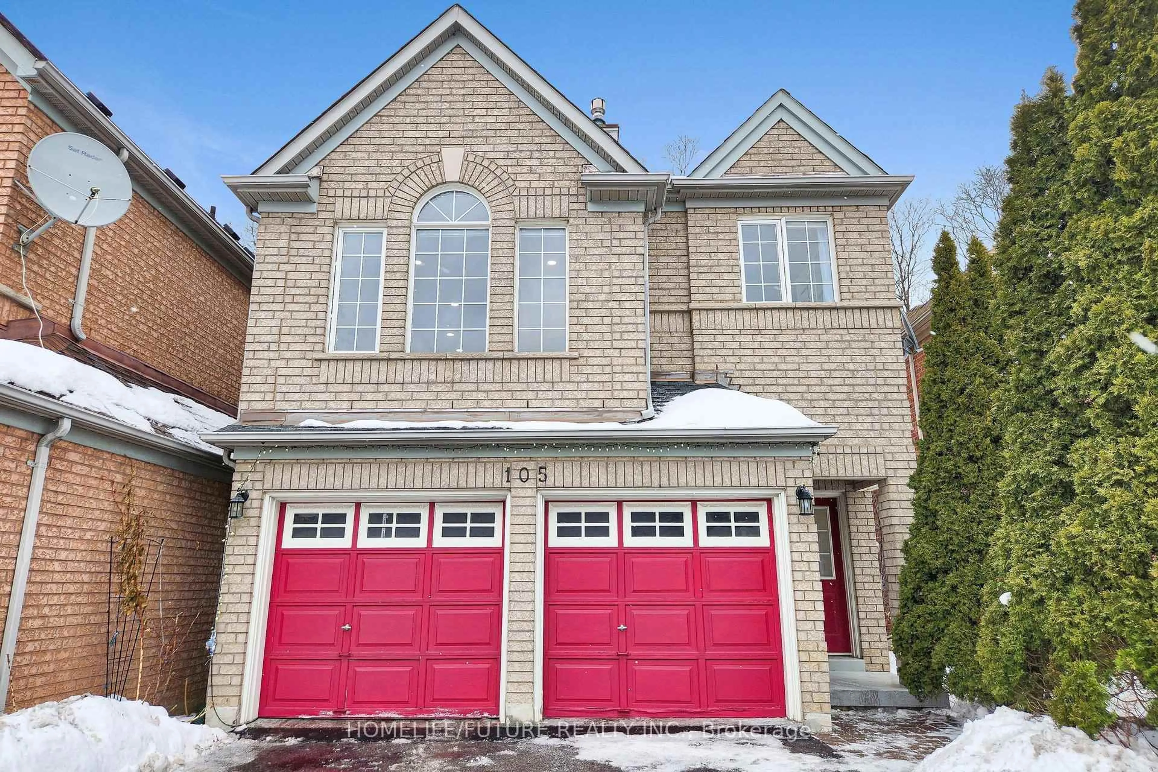 Home with brick exterior material, street for 105 Moreau Tr, Toronto Ontario M1L 4T9