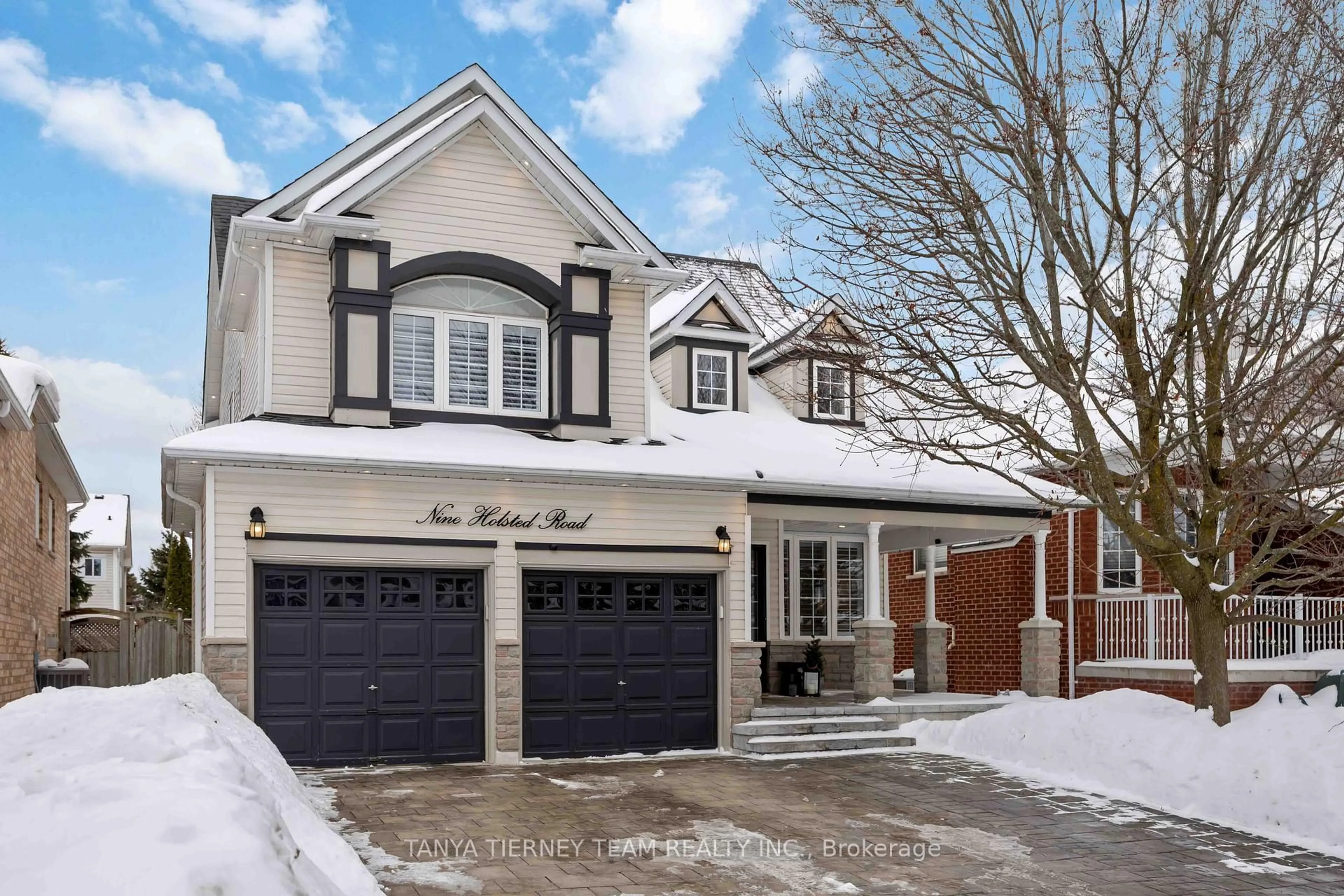 Home with brick exterior material, street for 9 Holsted Rd, Whitby Ontario L1M 2B4