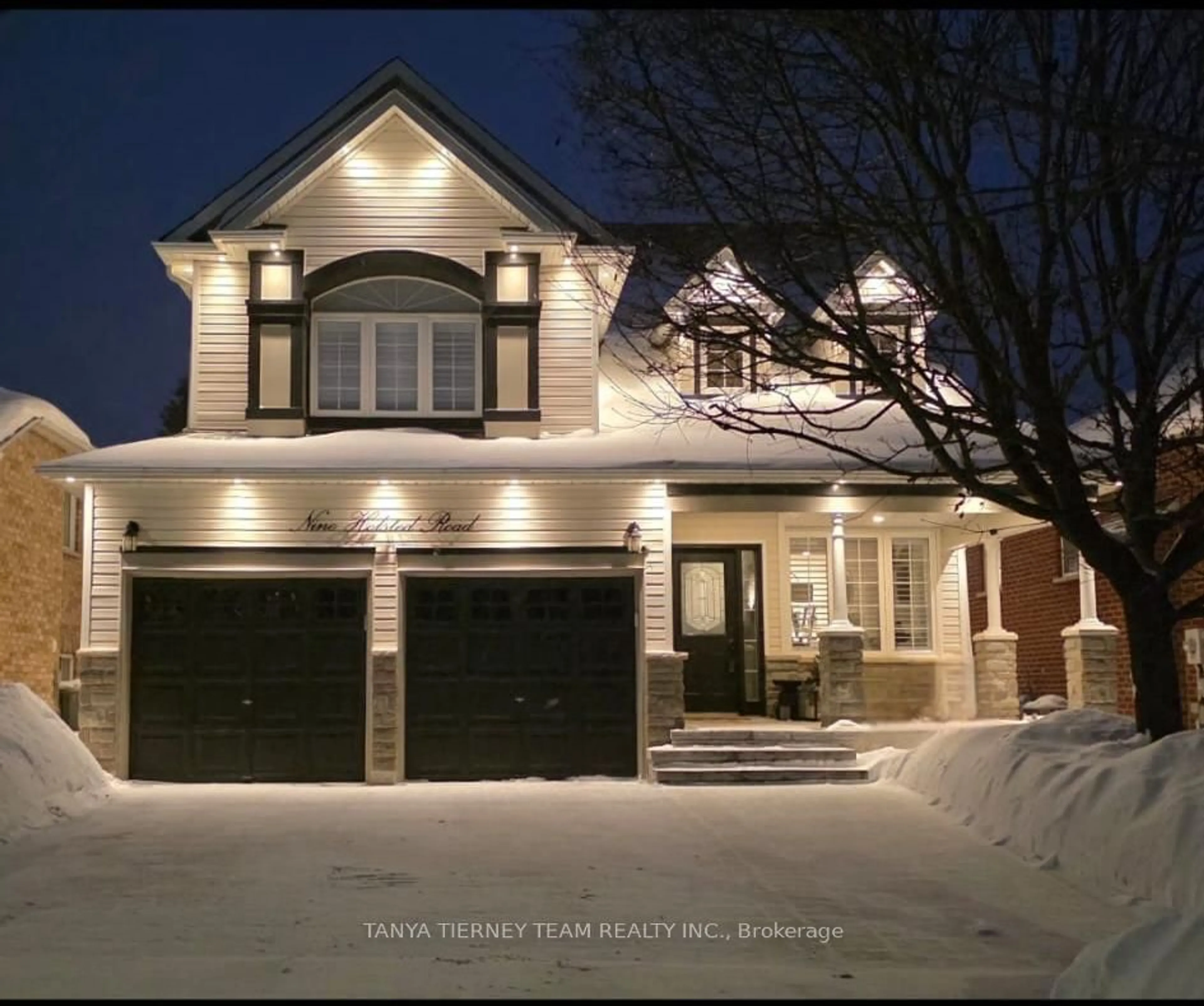 Home with brick exterior material, street for 9 Holsted Rd, Whitby Ontario L1M 2B4