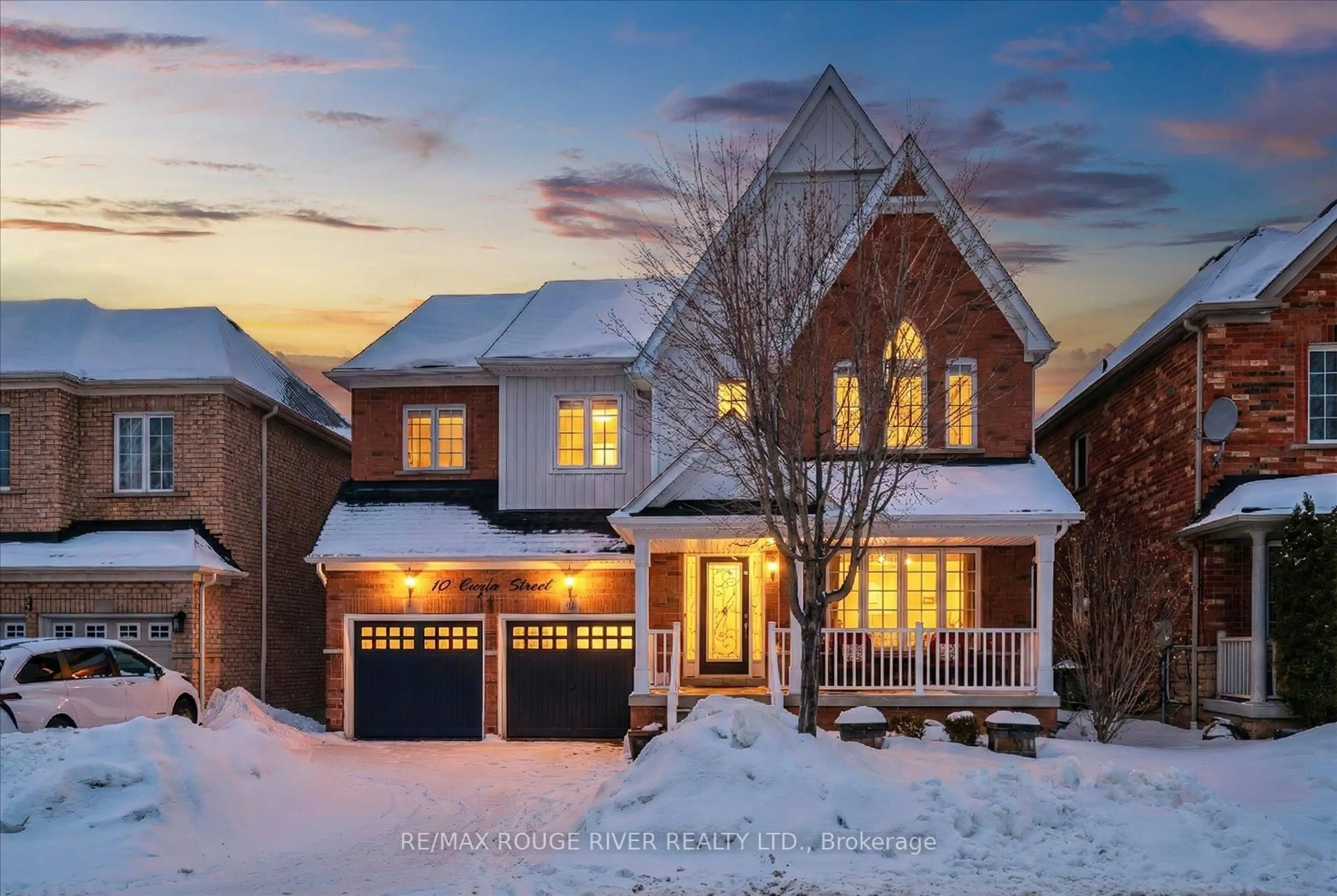 Home with brick exterior material, street for 10 Coyle St, Ajax Ontario L1T 0A2