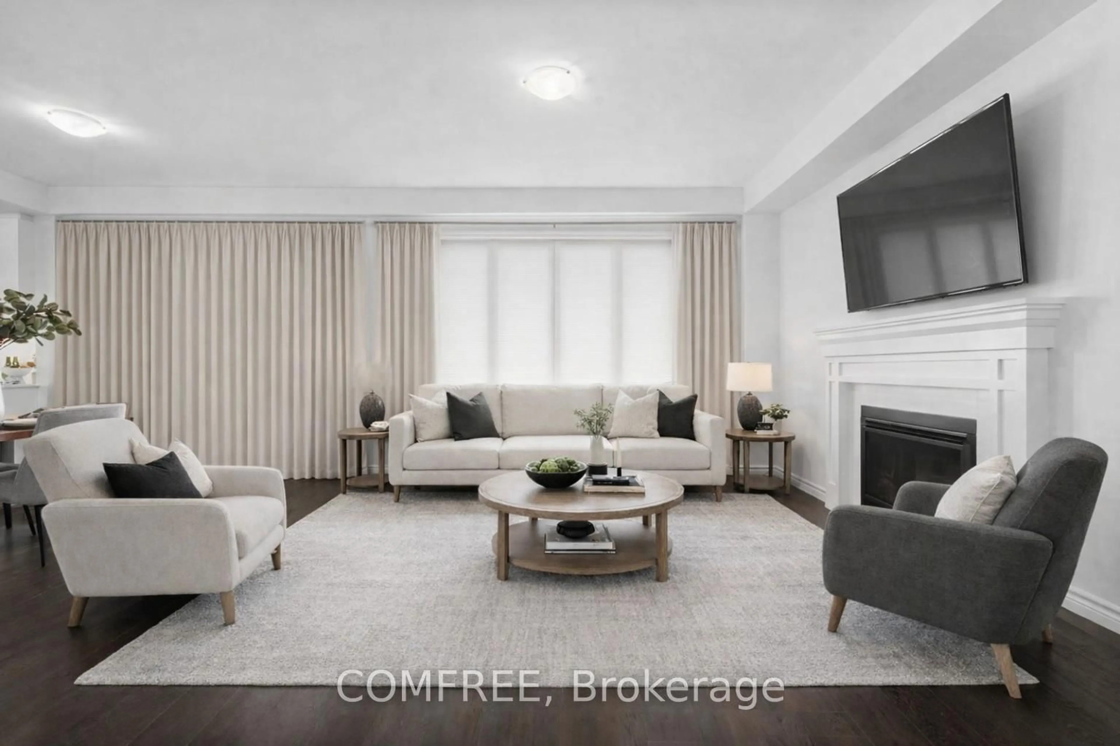 Living room with furniture, unknown for 117 Merivale Crt, Oshawa Ontario L1H 8S4