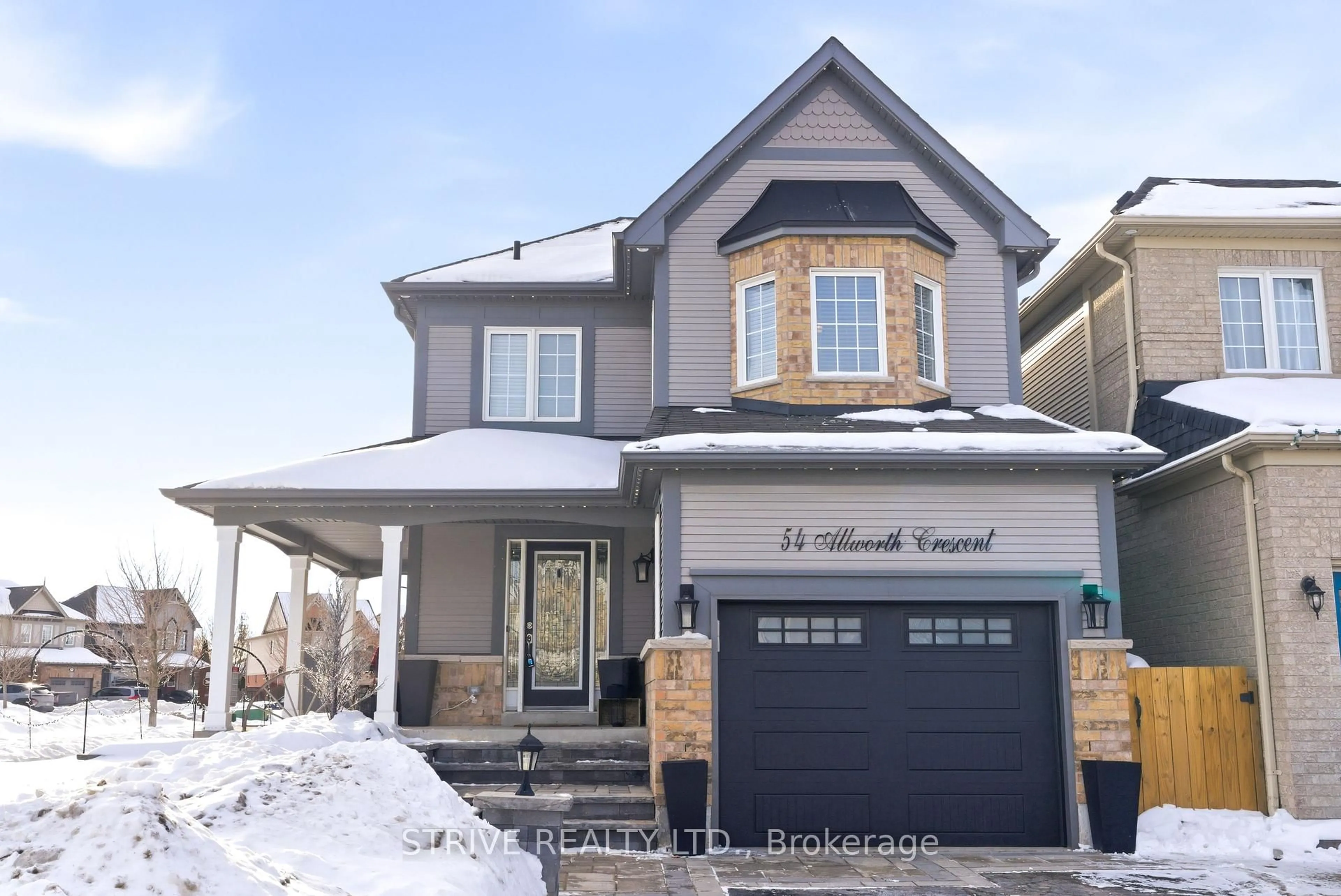 Home with brick exterior material, street for 54 Allworth Cres, Clarington Ontario L1C 0B3