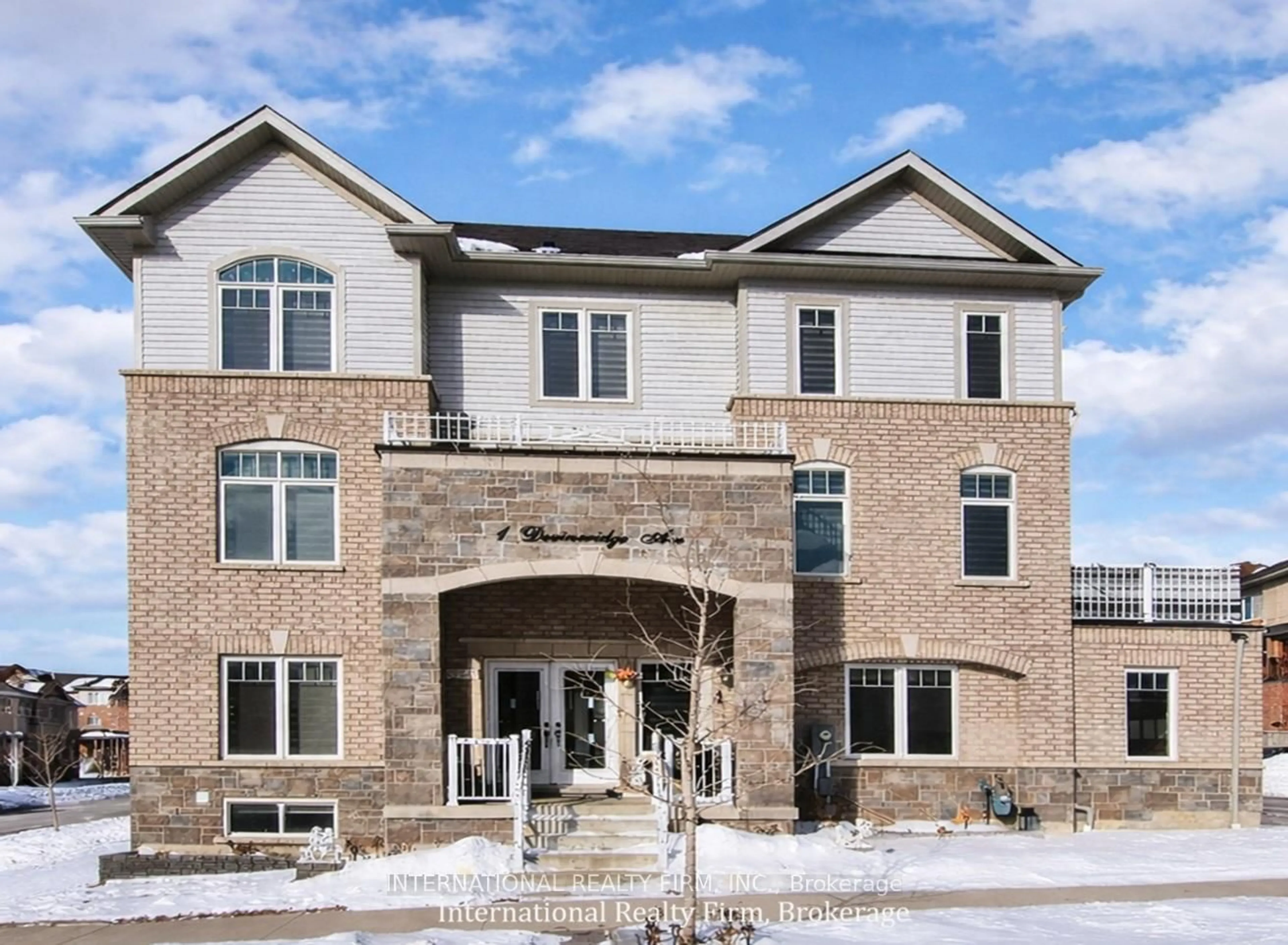 Home with brick exterior material, building for 1 Devineridge Ave, Ajax Ontario L1Z 0T3