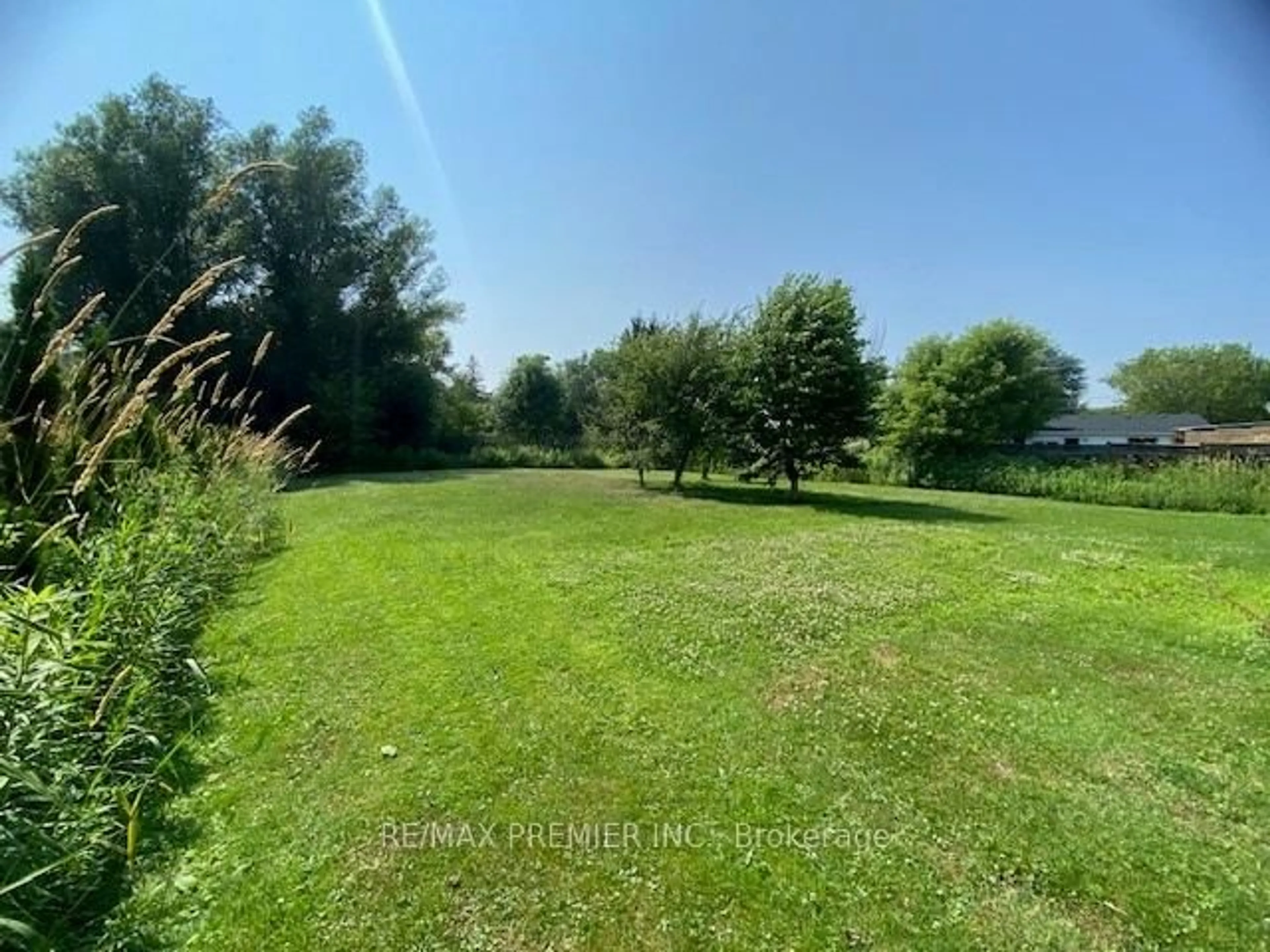 A pic from outside/outdoor area/front of a property/back of a property/a pic from drone, forest/trees view for 2462 Rundle Rd, Clarington Ontario L1C 3K7