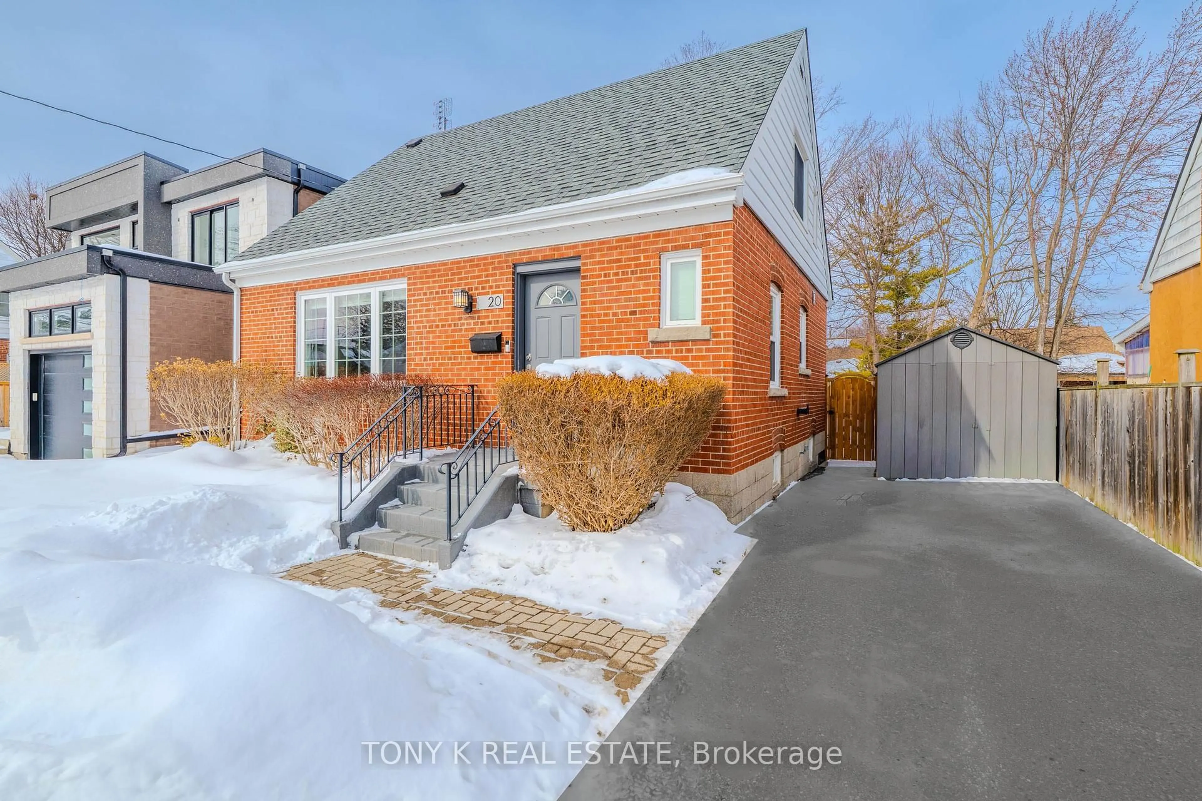 Home with brick exterior material, street for 20 Singleton Rd, Toronto Ontario M1R 1H9