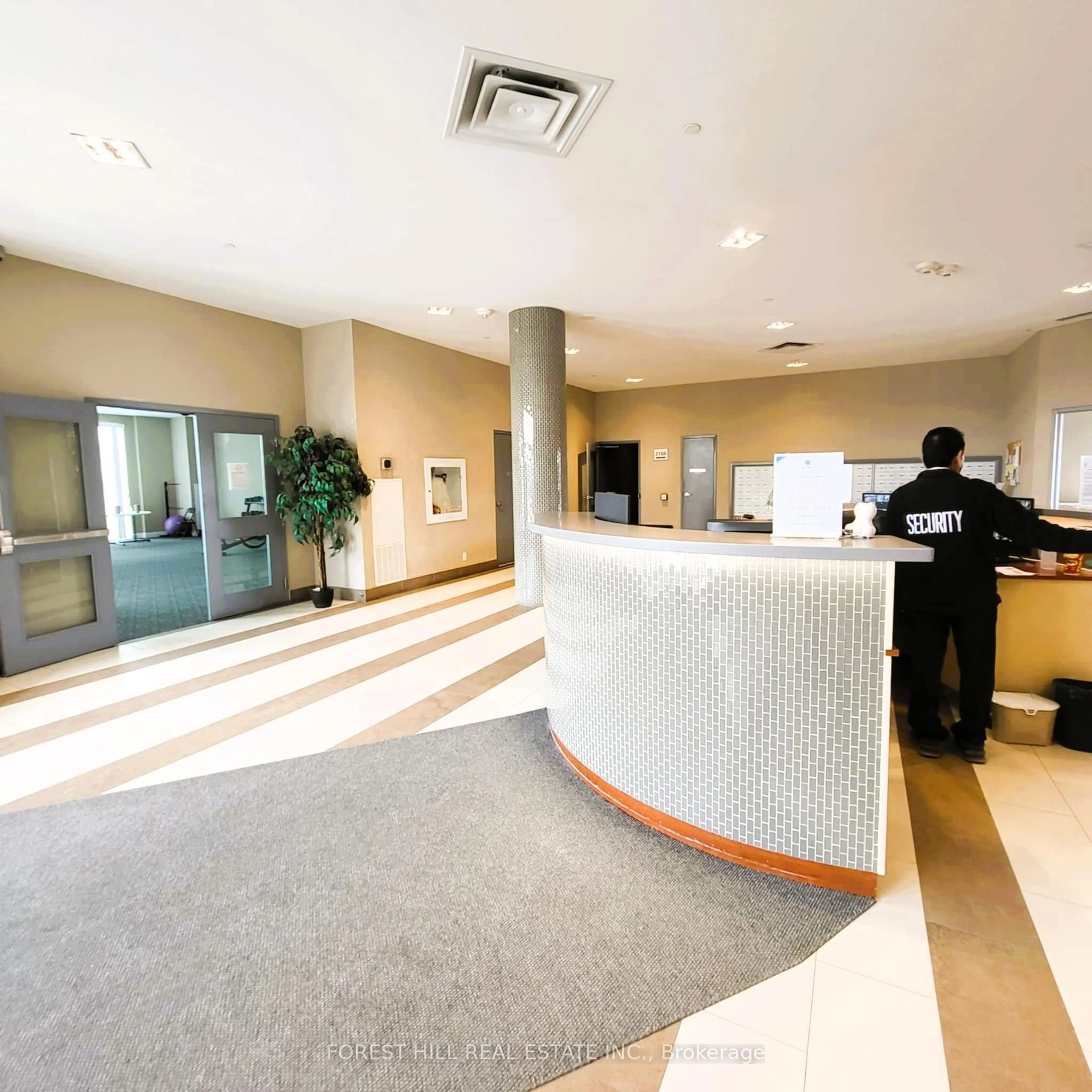 Lobby for 2150 Lawrence Ave #701, Toronto Ontario M1R 3A7