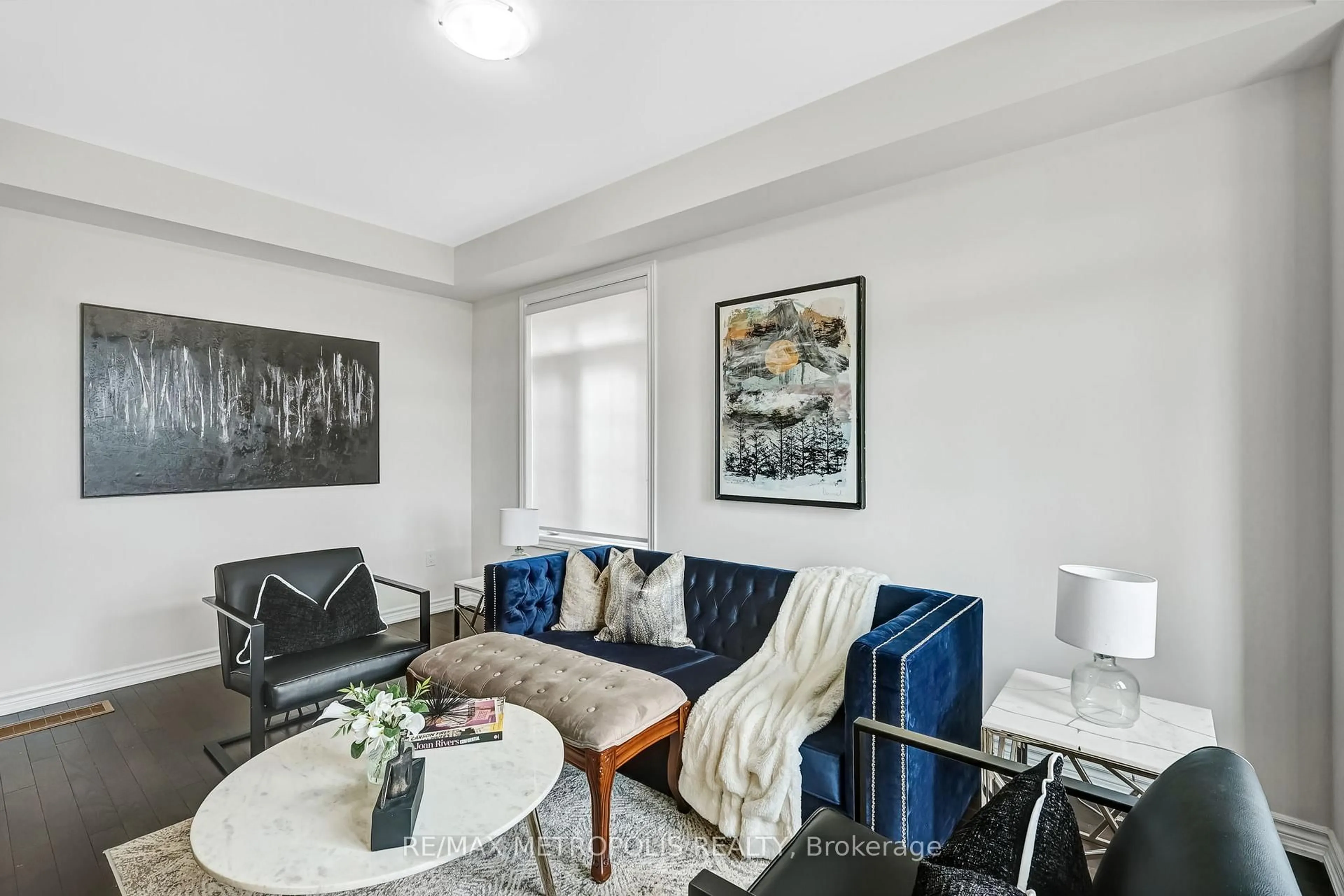 Living room with furniture, unknown for 15 Douglas Kemp Cres, Clarington Ontario L1C 7E3