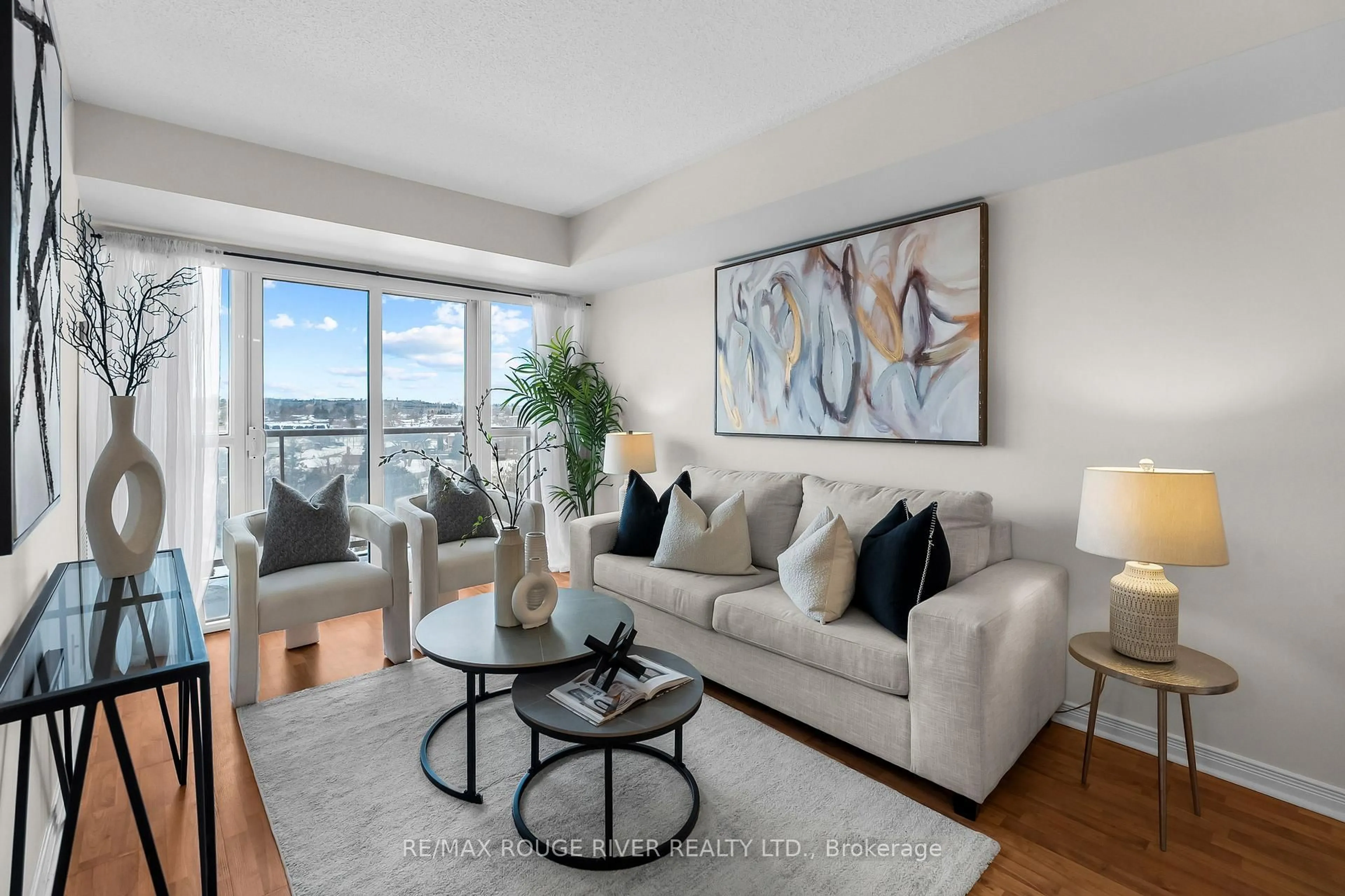 Living room with furniture, unknown for 1200 The Esplanade Rd #818, Pickering Ontario L1V 6V3