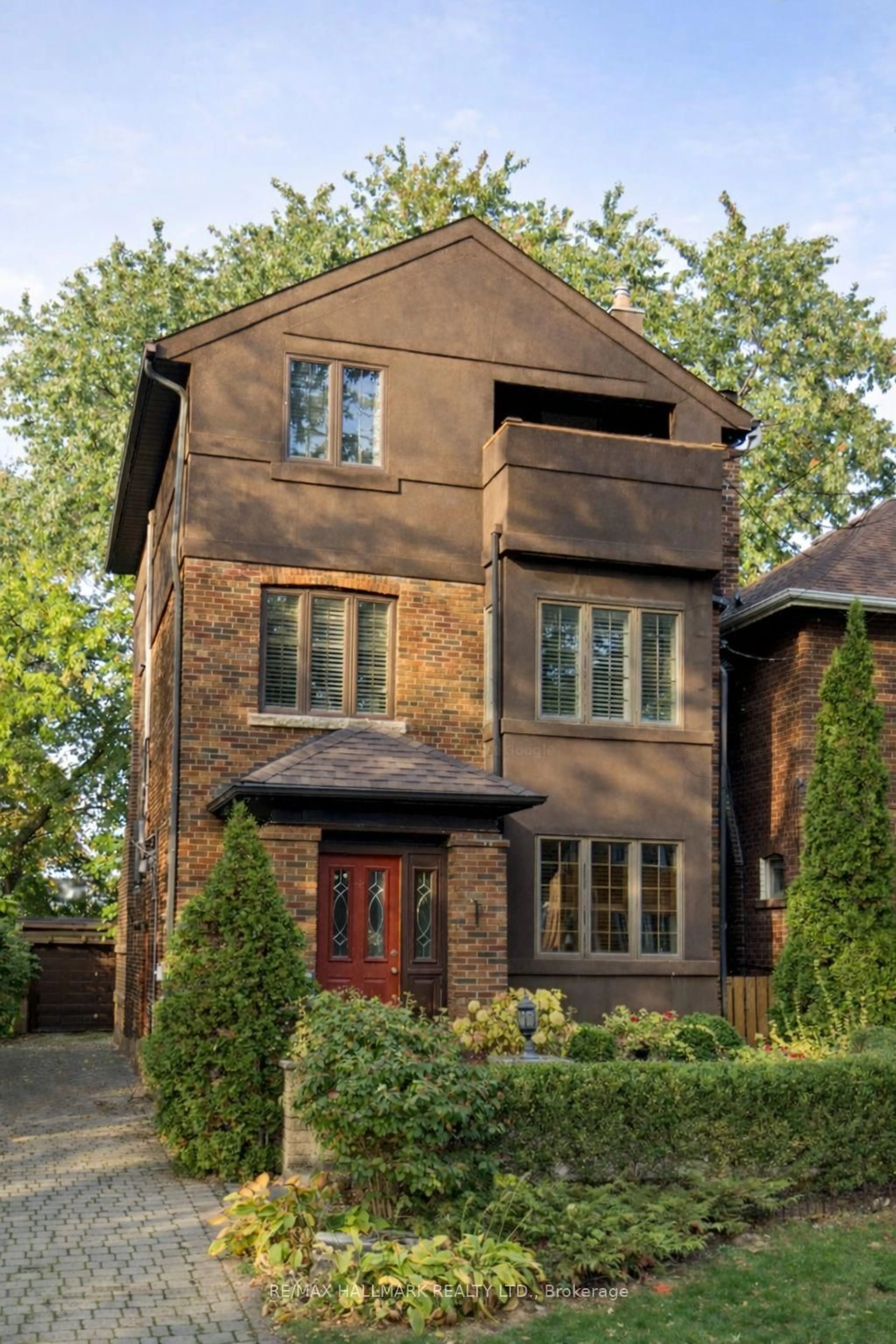 Home with brick exterior material, street for 22 Chester Hill Rd, Toronto Ontario M4K 1X3