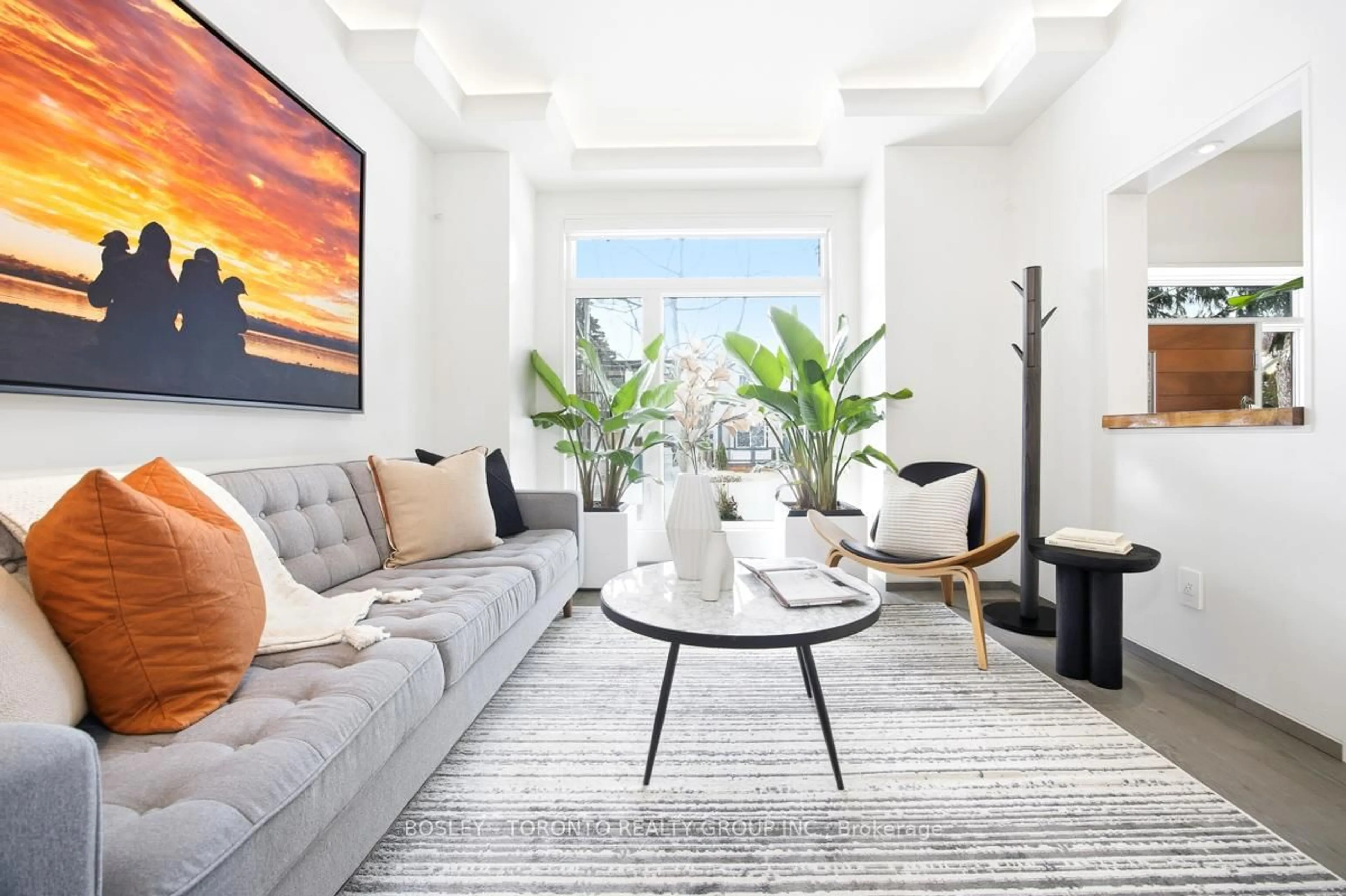 Living room with furniture, unknown for 39 Red Deer Ave, Toronto Ontario M1N 2Z1