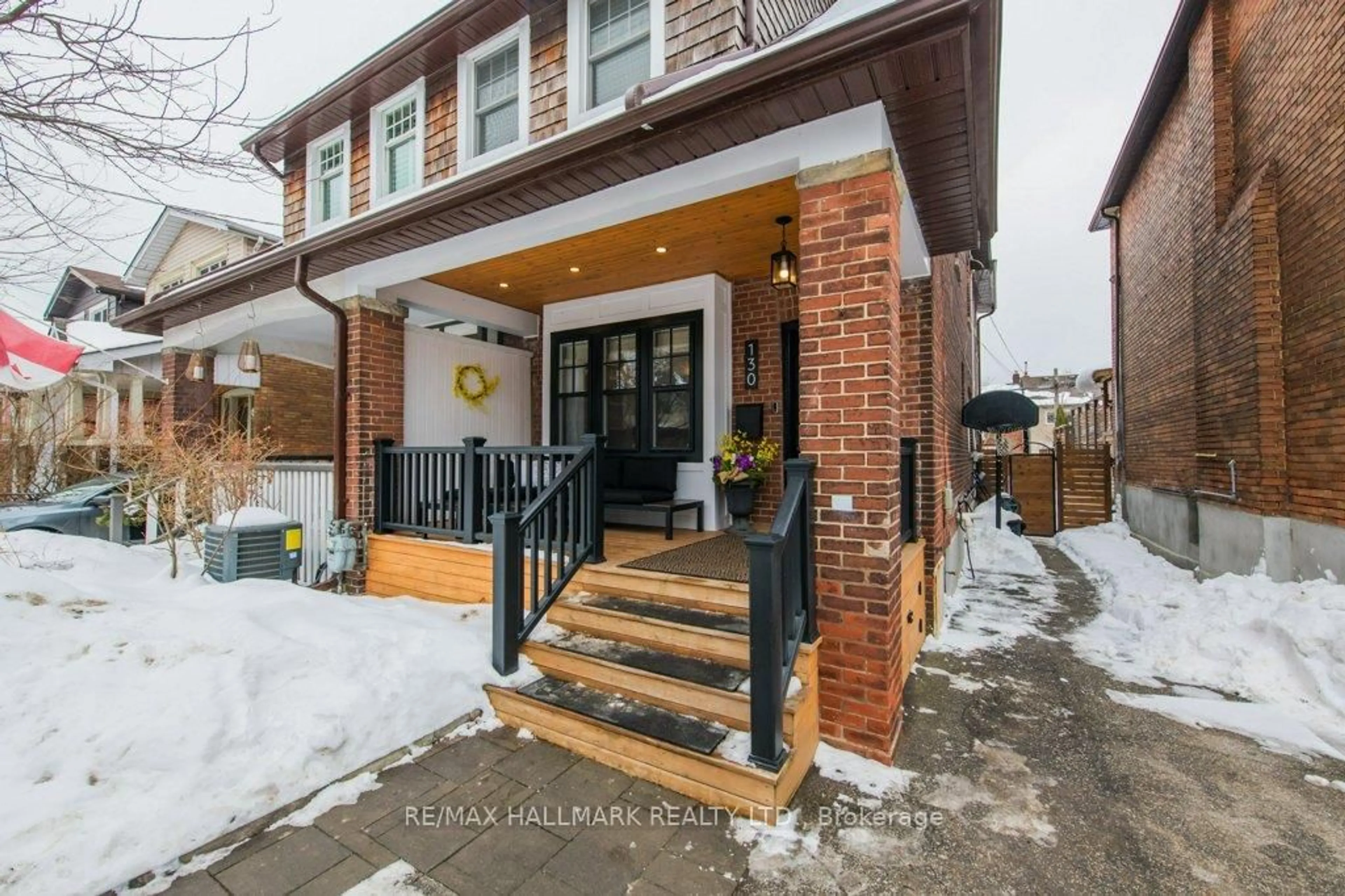 Home with brick exterior material, street for 130 Bingham Ave, Toronto Ontario M4E 3R3