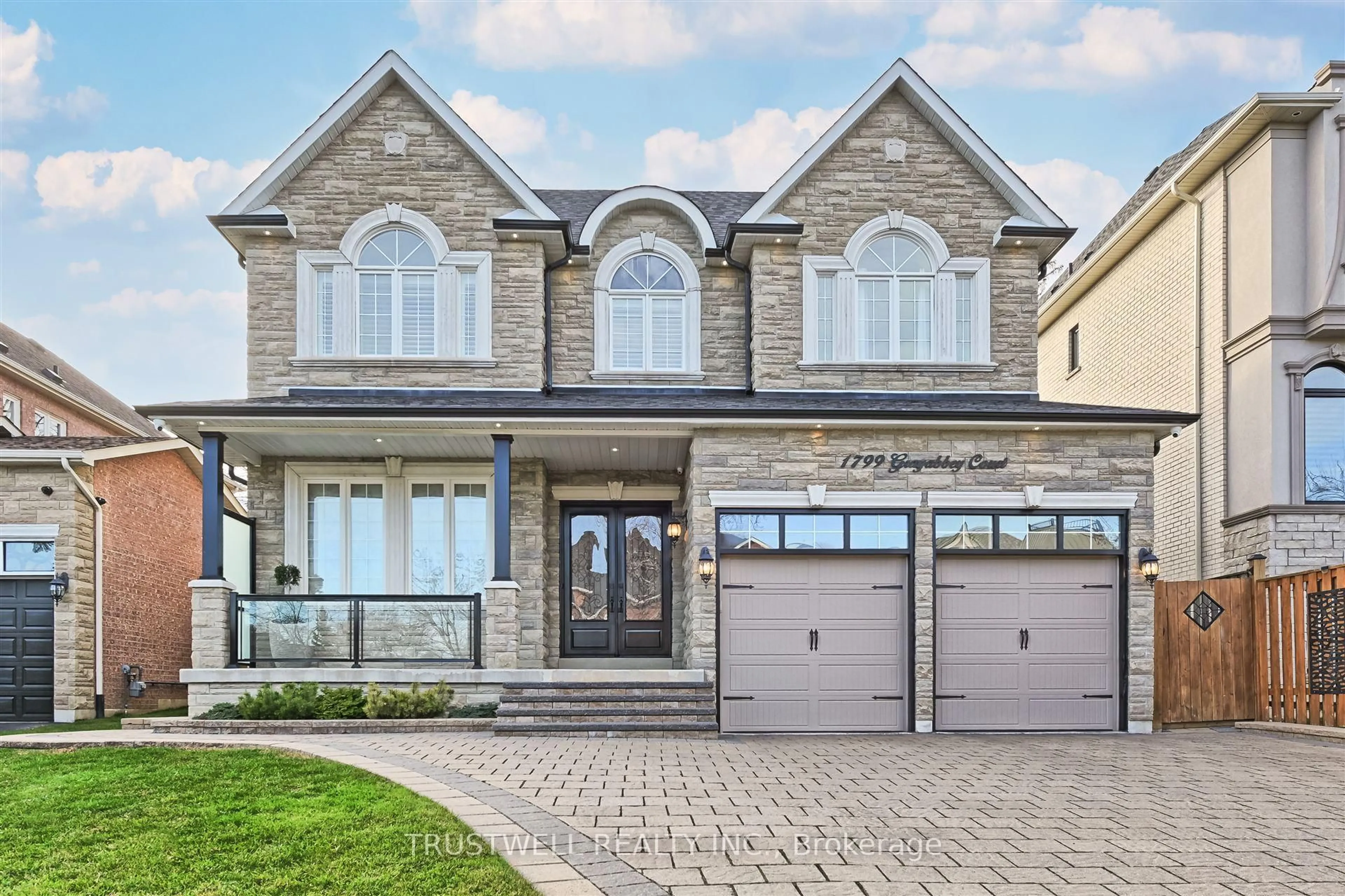 Home with brick exterior material, street for 1799 Grayabbey Crt, Pickering Ontario L1V 7G2